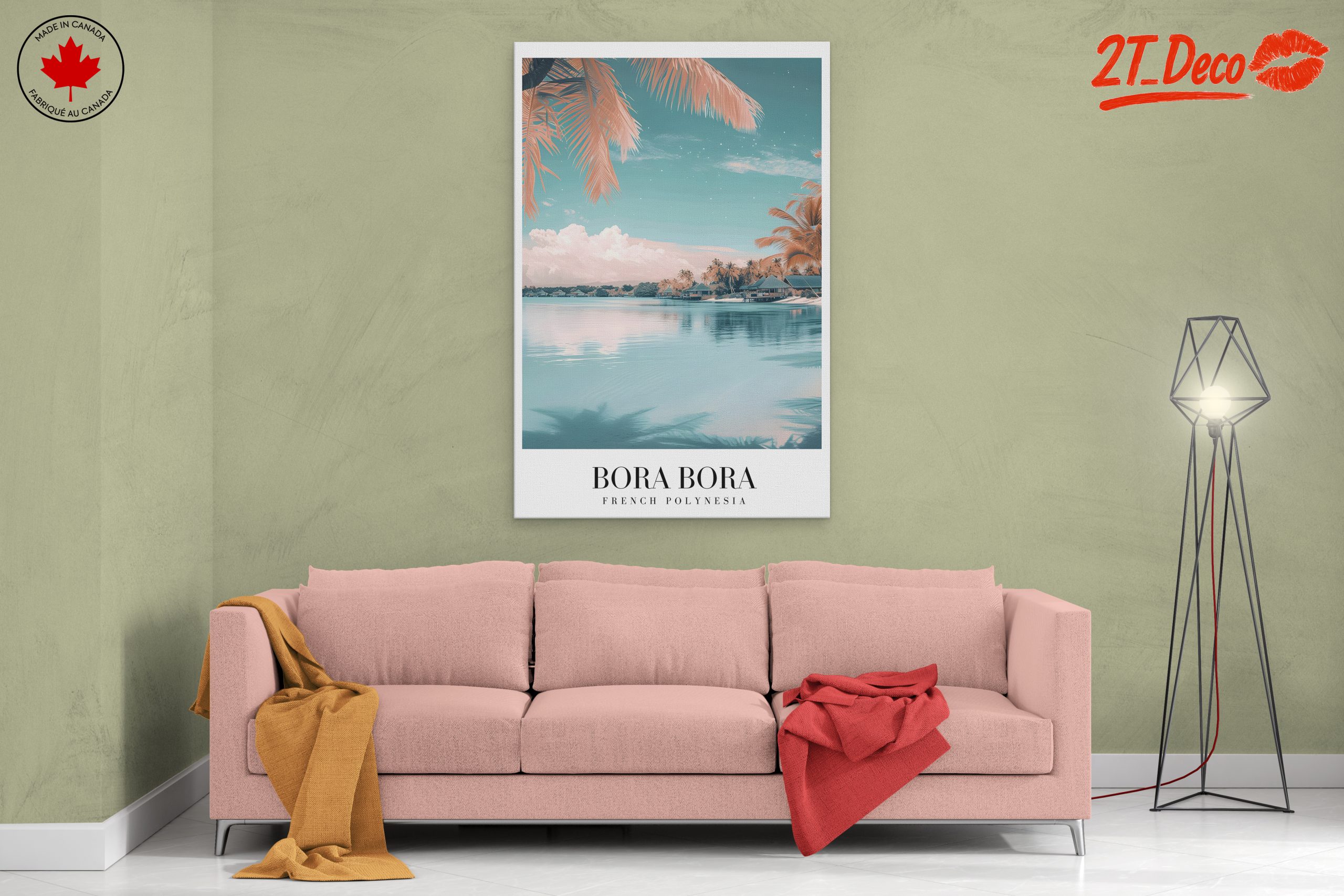 Bora Bora Tropical Paradise Art - Image 2