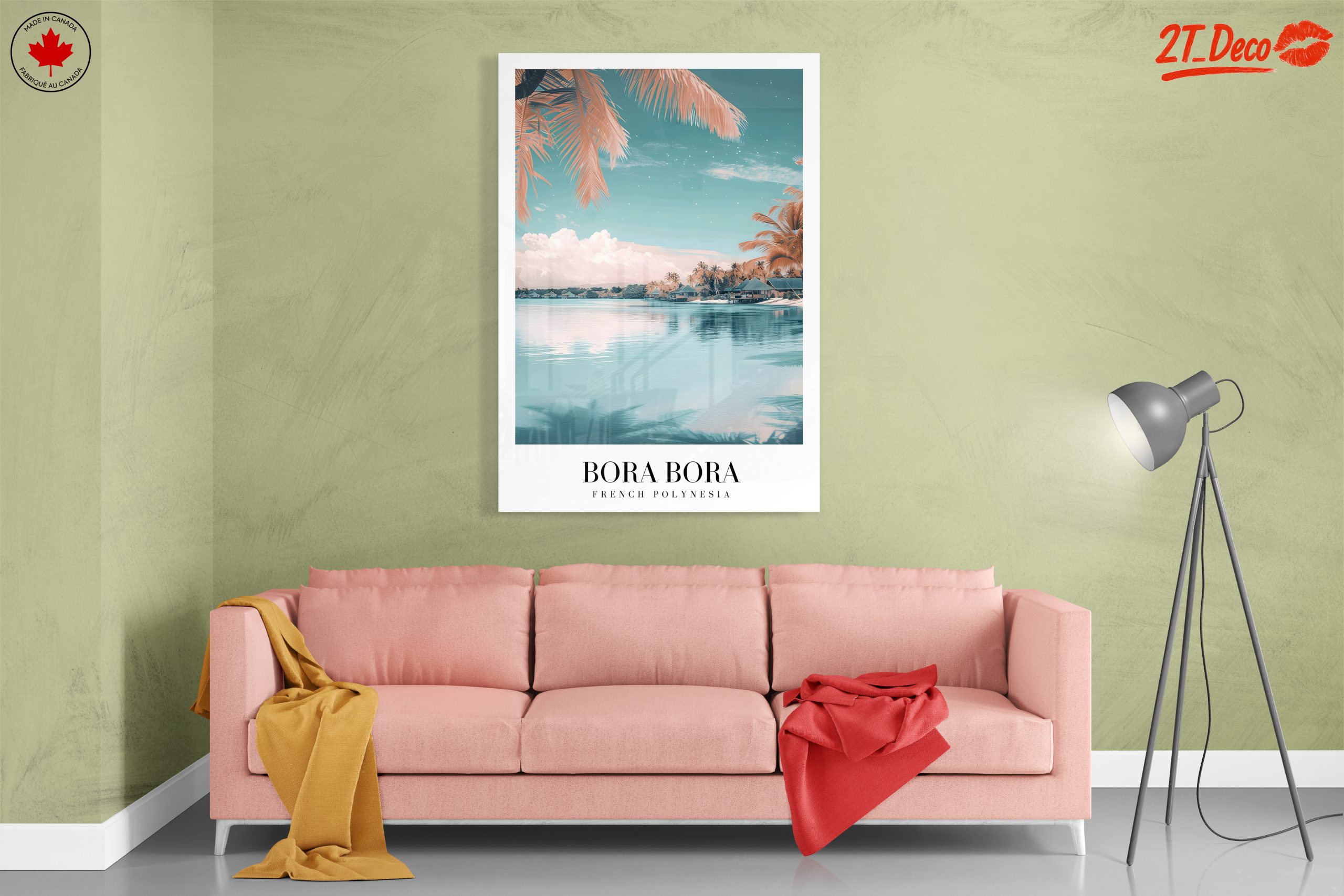 Bora Bora Tropical Paradise Art - Image 7