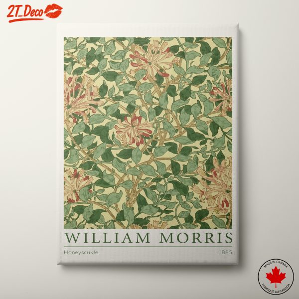 William Morris Honeysuckle Floral Artwork