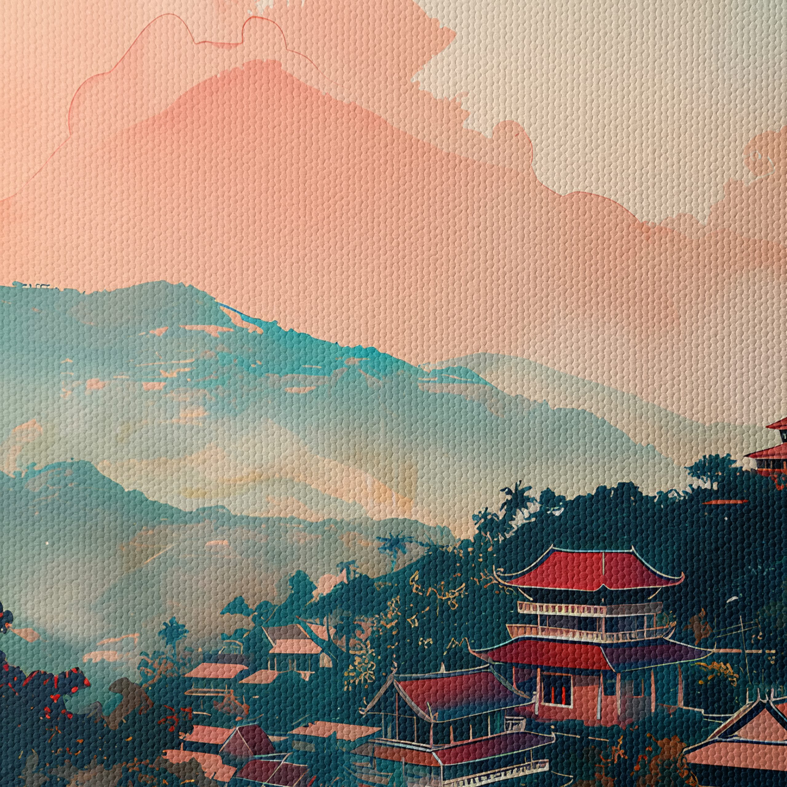 Chiang Mai Thailand Scenic Landscape Art - Image 4