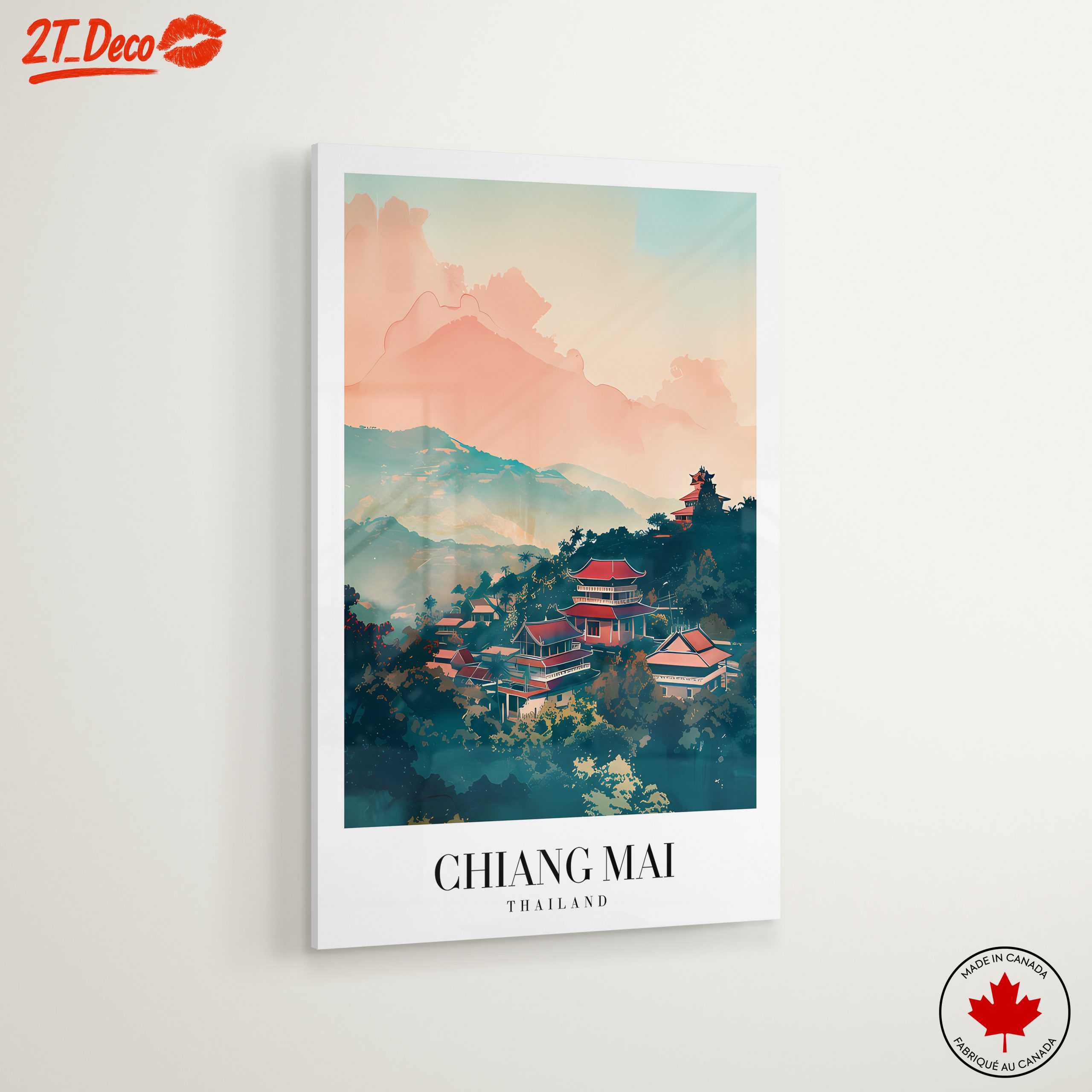 Chiang Mai Thailand Scenic Landscape Art - Image 6