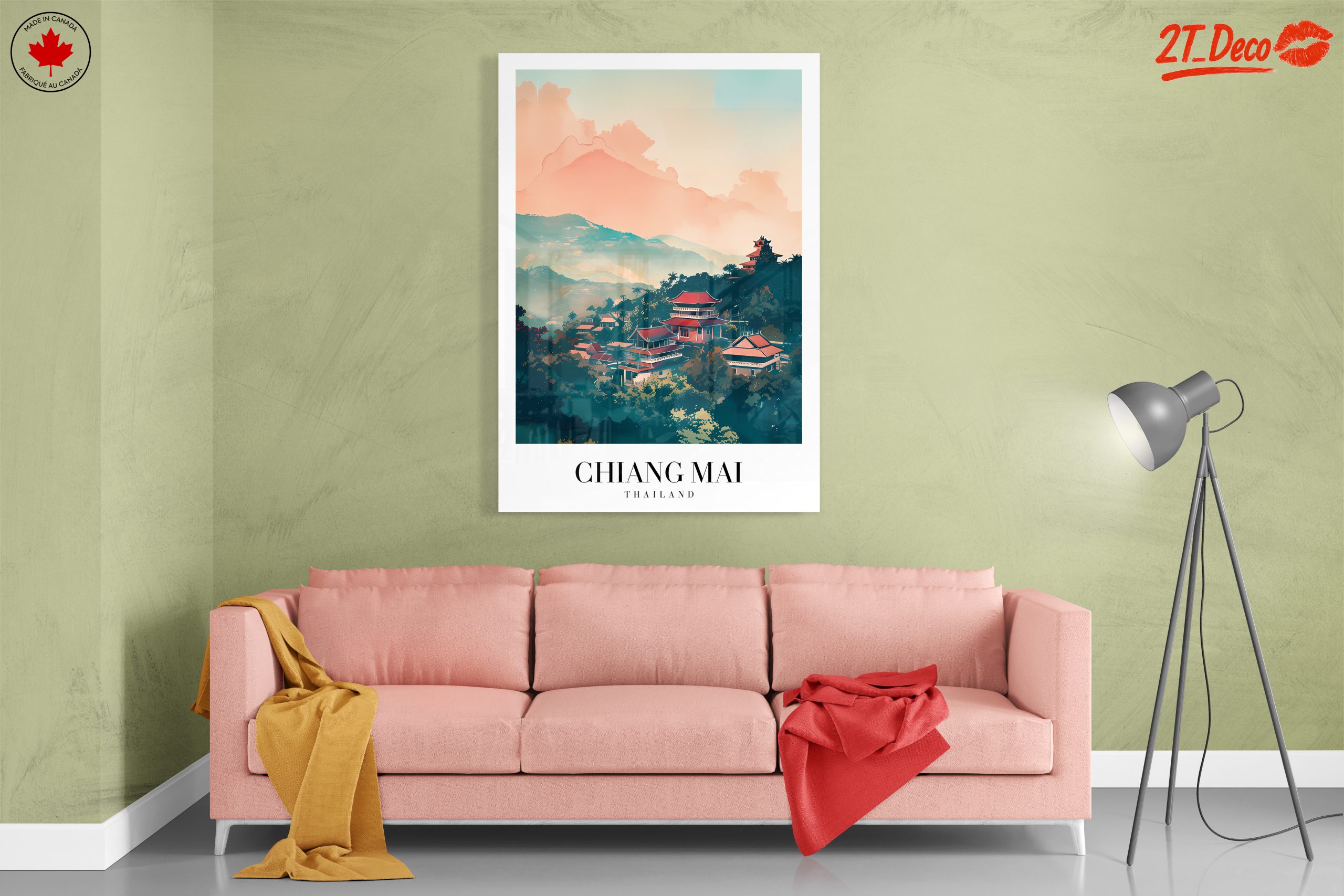 Chiang Mai Thailand Scenic Landscape Art - Image 7