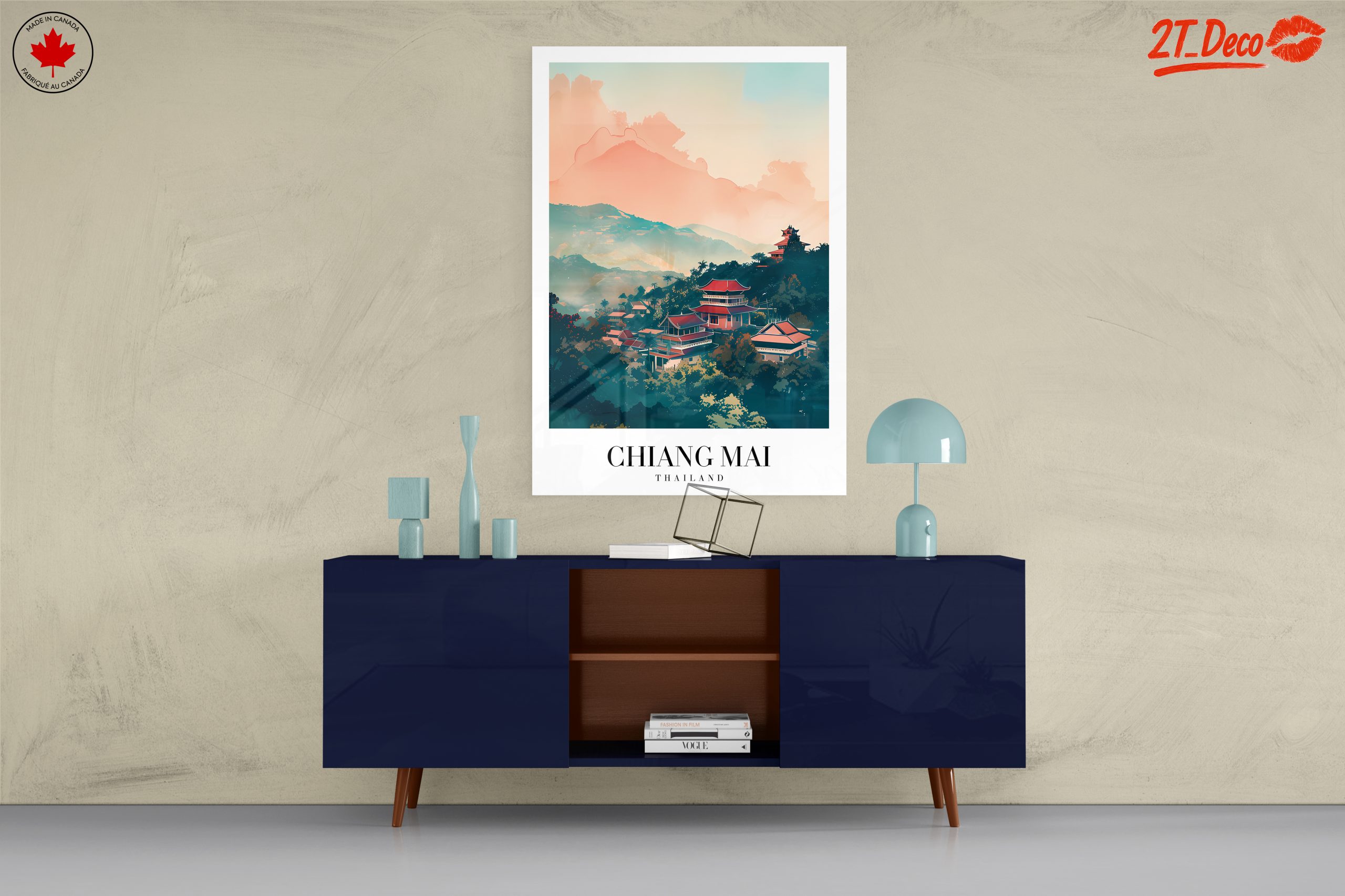 Chiang Mai Thailand Scenic Landscape Art - Image 8