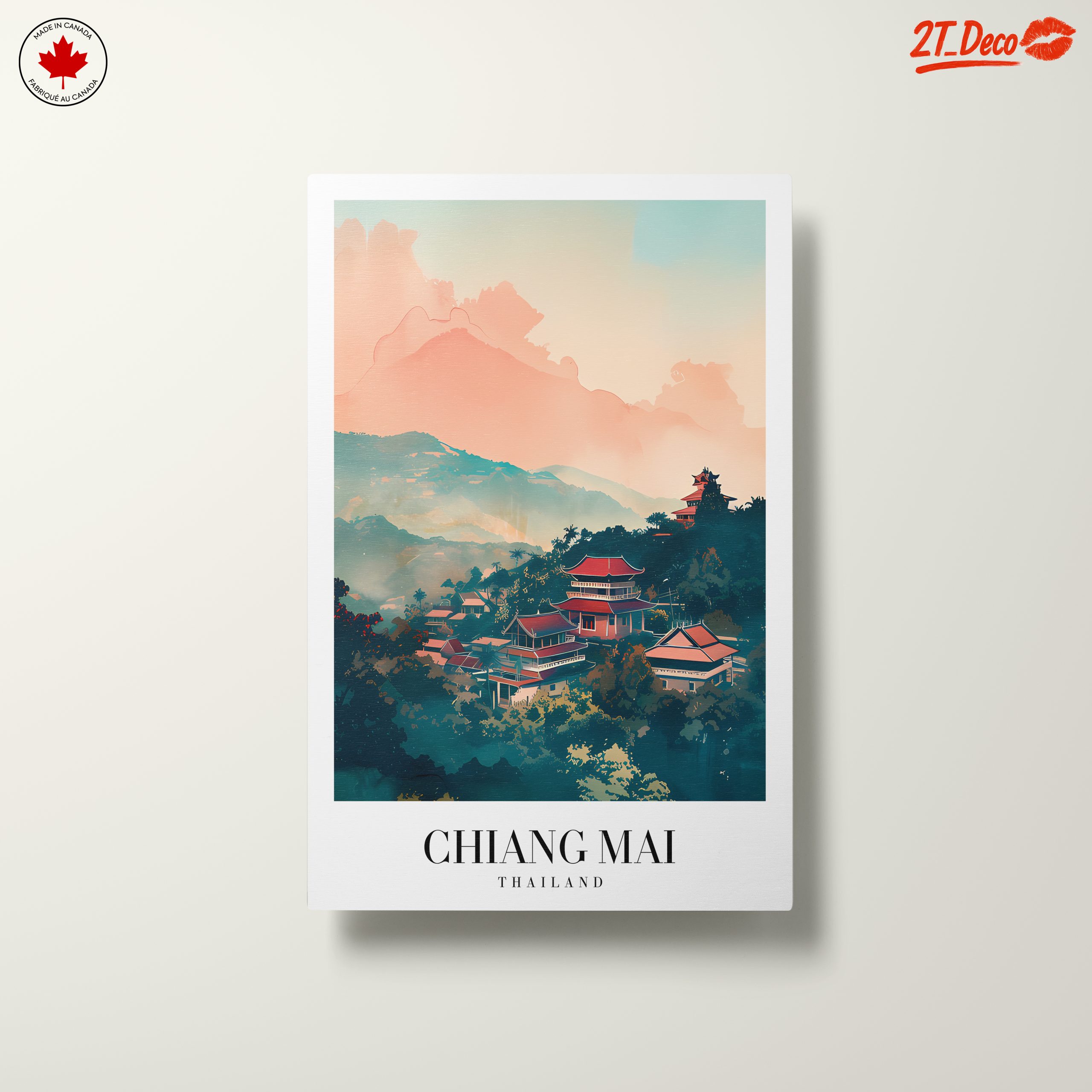 Chiang Mai Thailand Scenic Landscape Art - Image 10