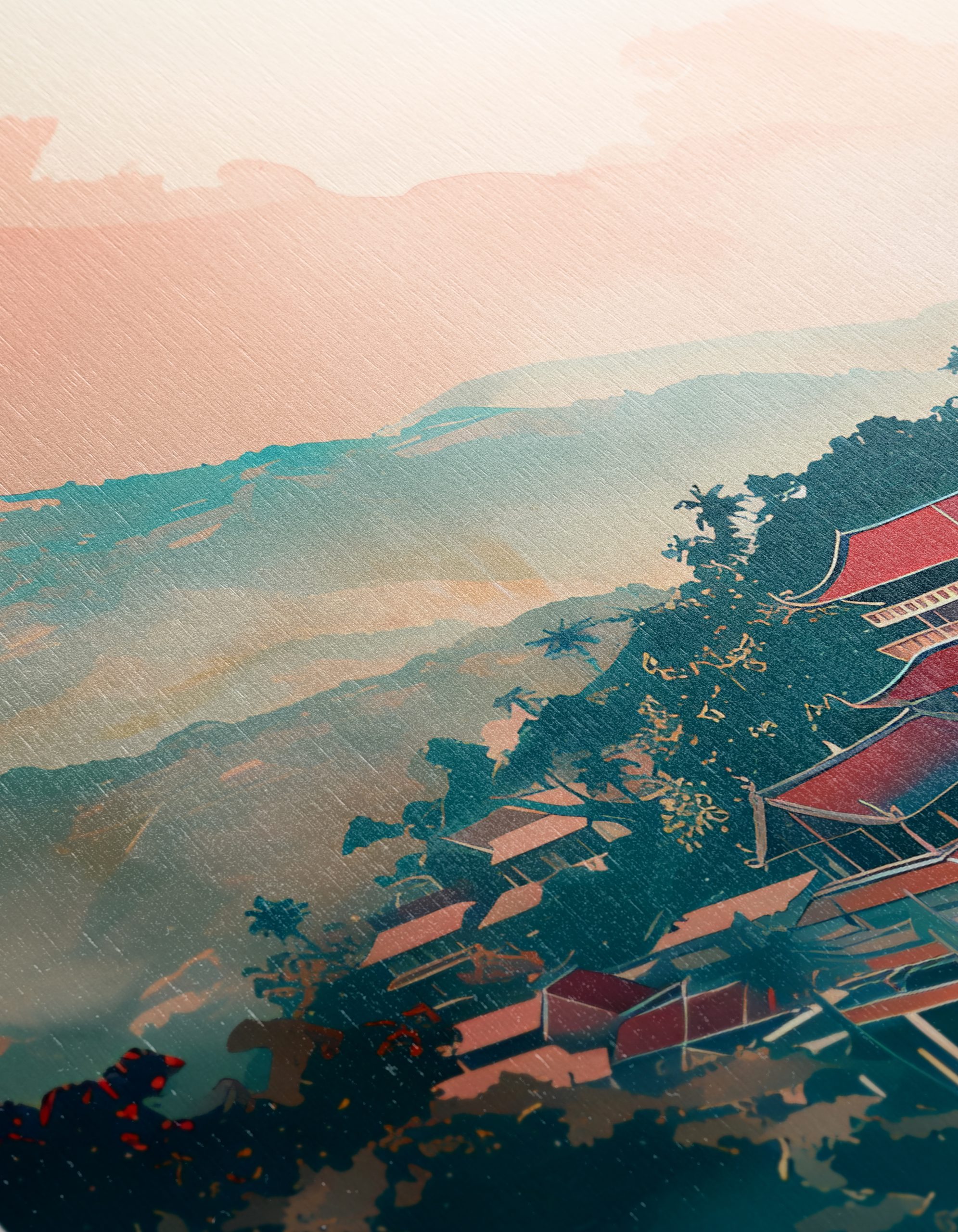 Chiang Mai Thailand Scenic Landscape Art - Image 12