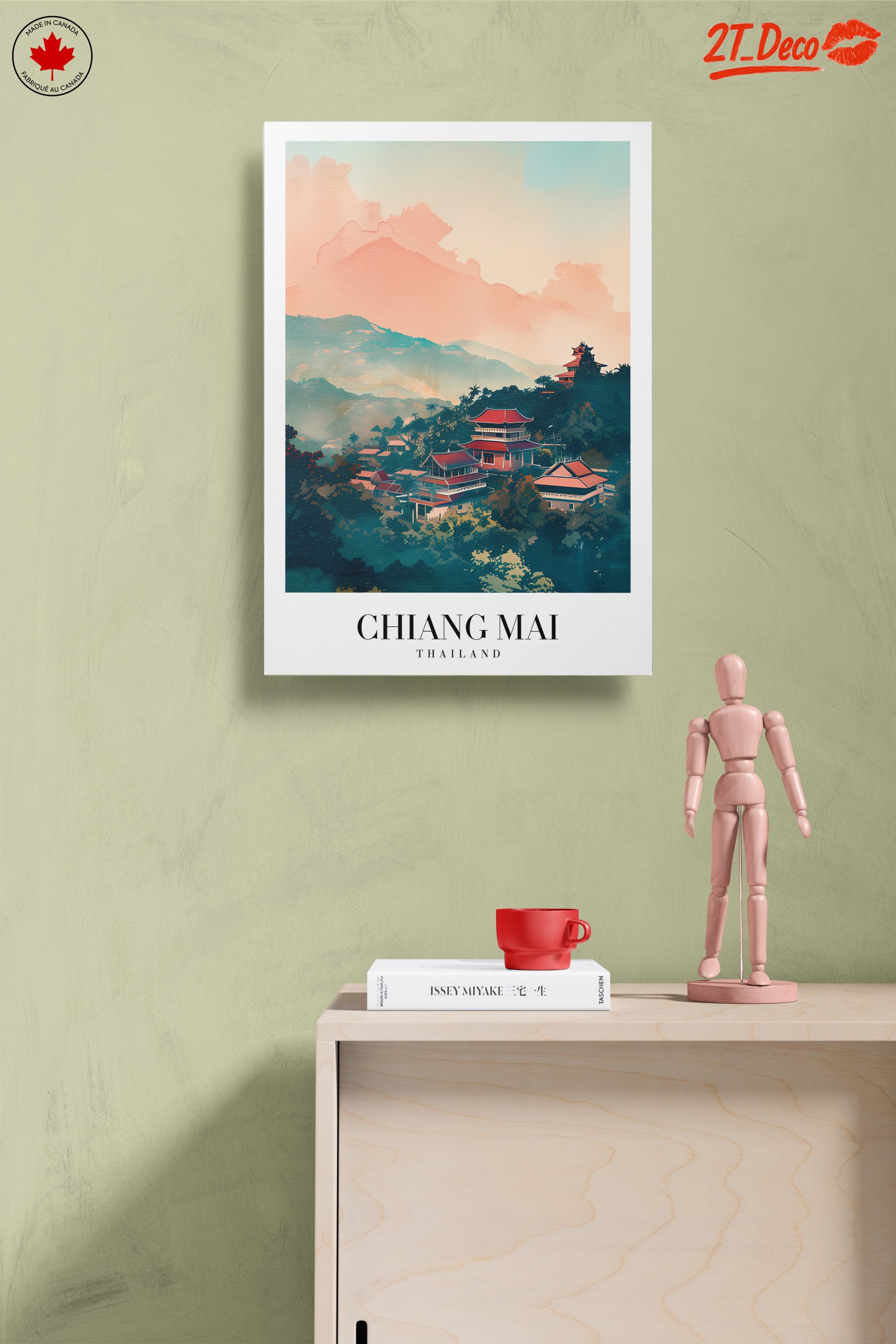 Chiang Mai Thailand Scenic Landscape Art - Image 14