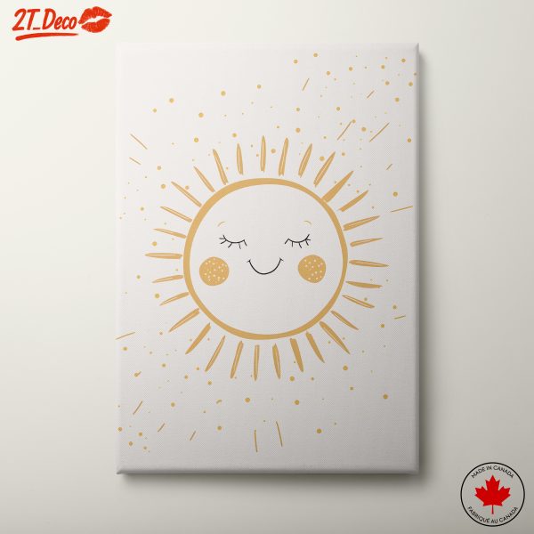 Cheerful Sun Illustration Art
