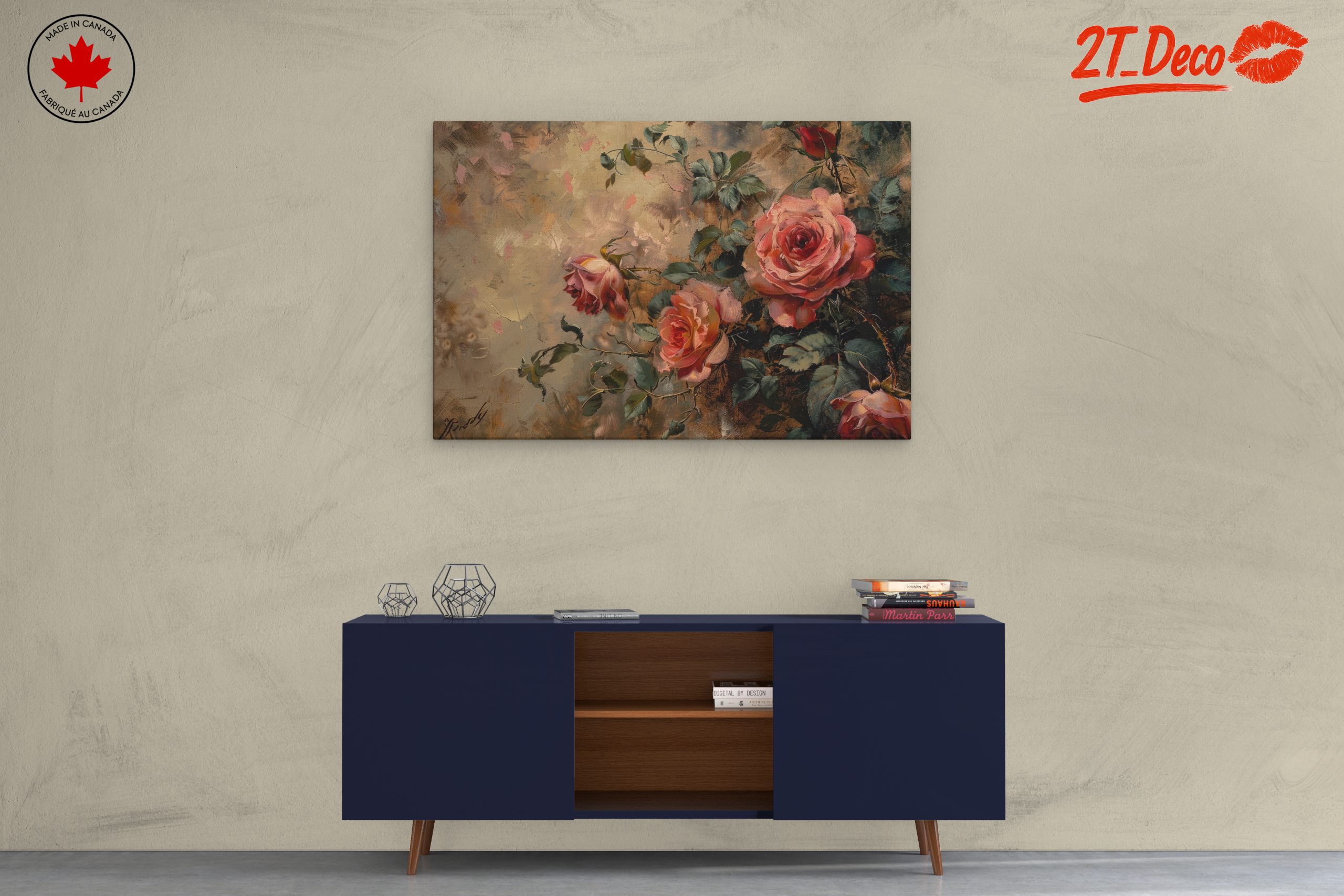 Beautiful Floral Arrangement of Roses 3 - Image 3