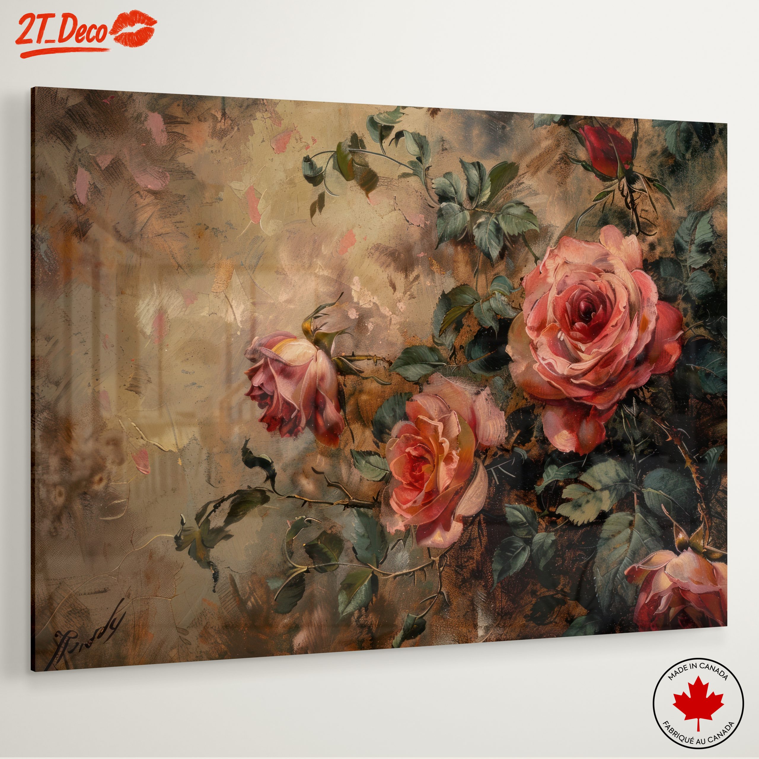 Beautiful Floral Arrangement of Roses 3 - Image 6