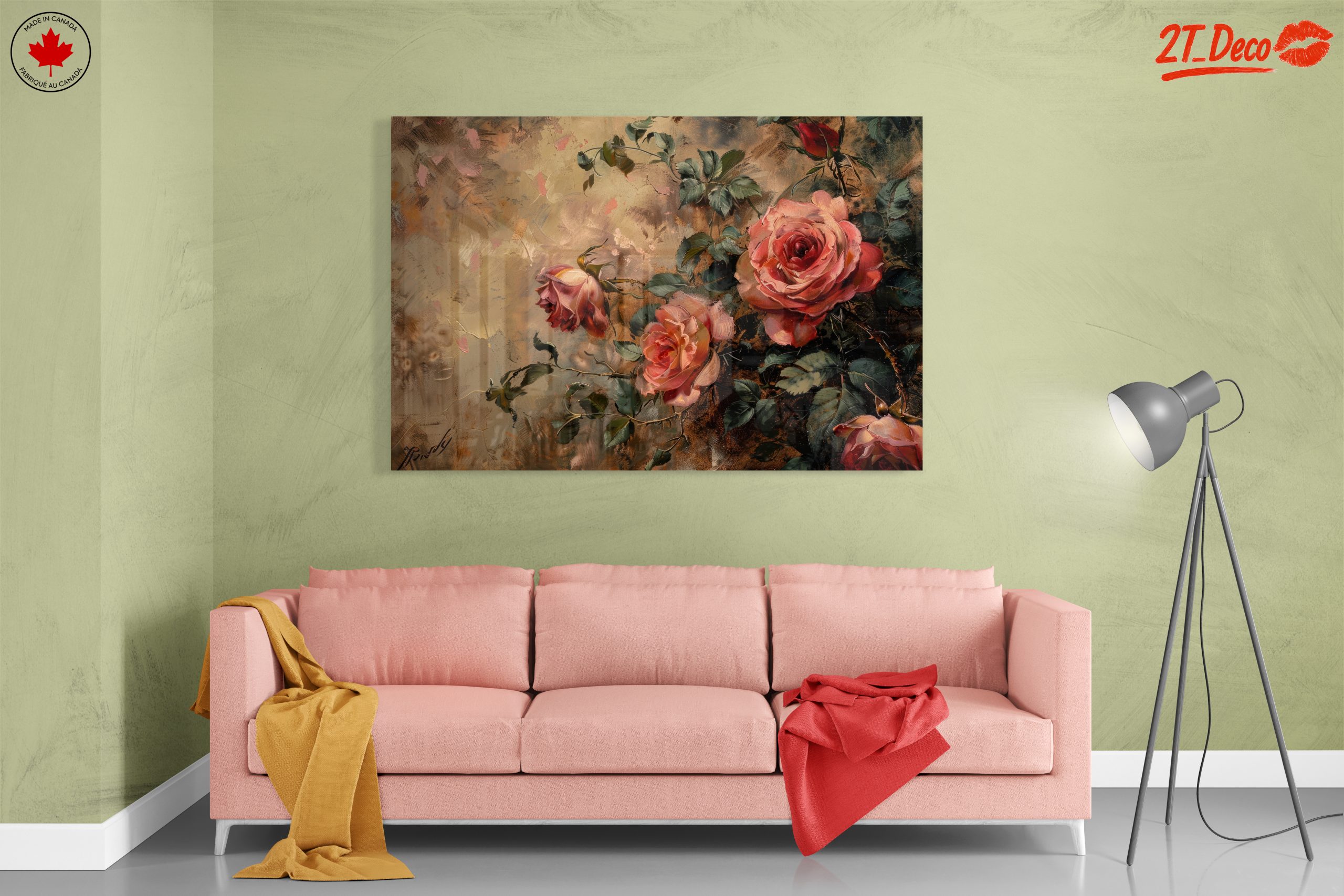 Beautiful Floral Arrangement of Roses 3 - Image 7