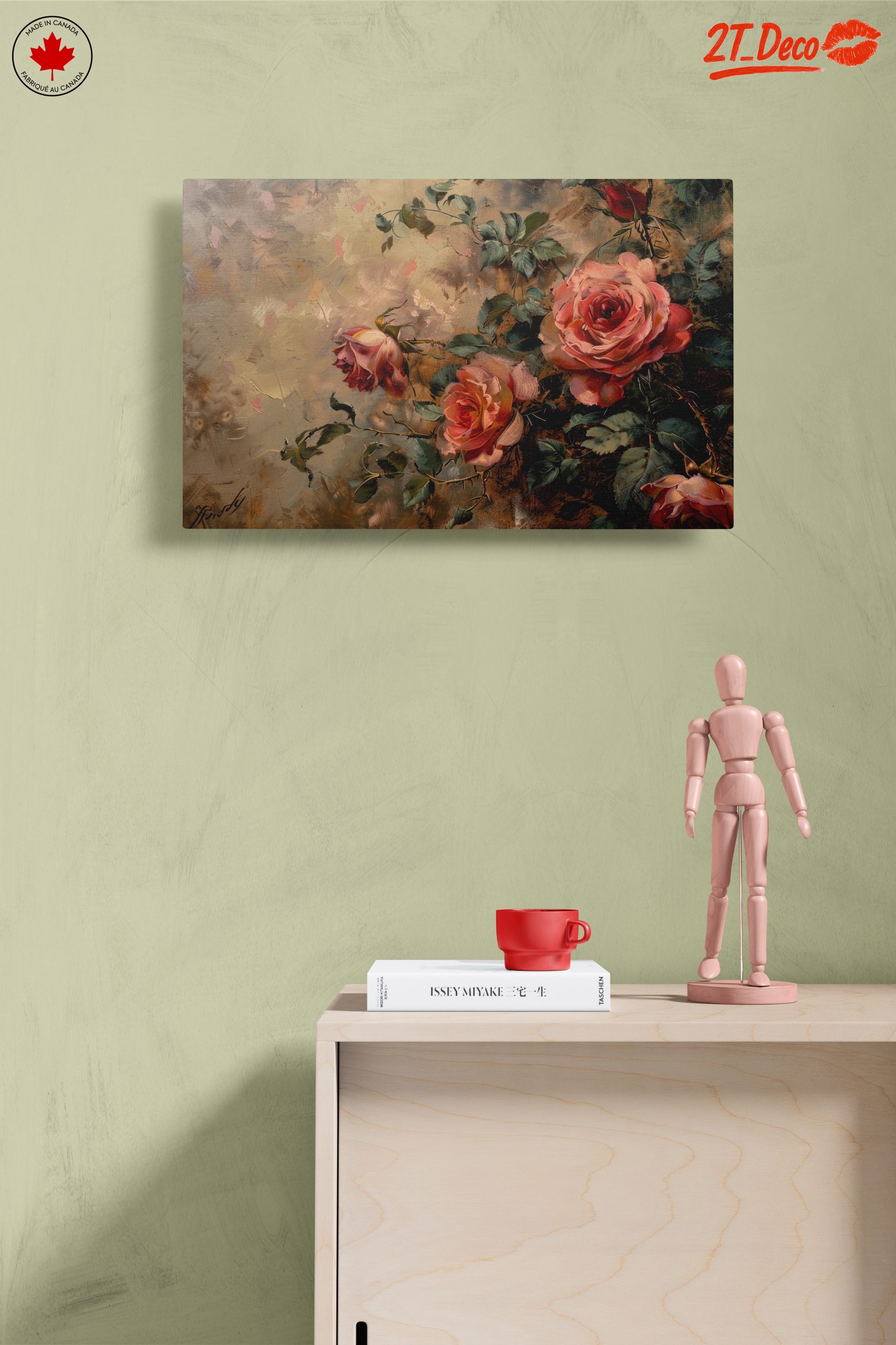 Beautiful Floral Arrangement of Roses 3 - Image 14