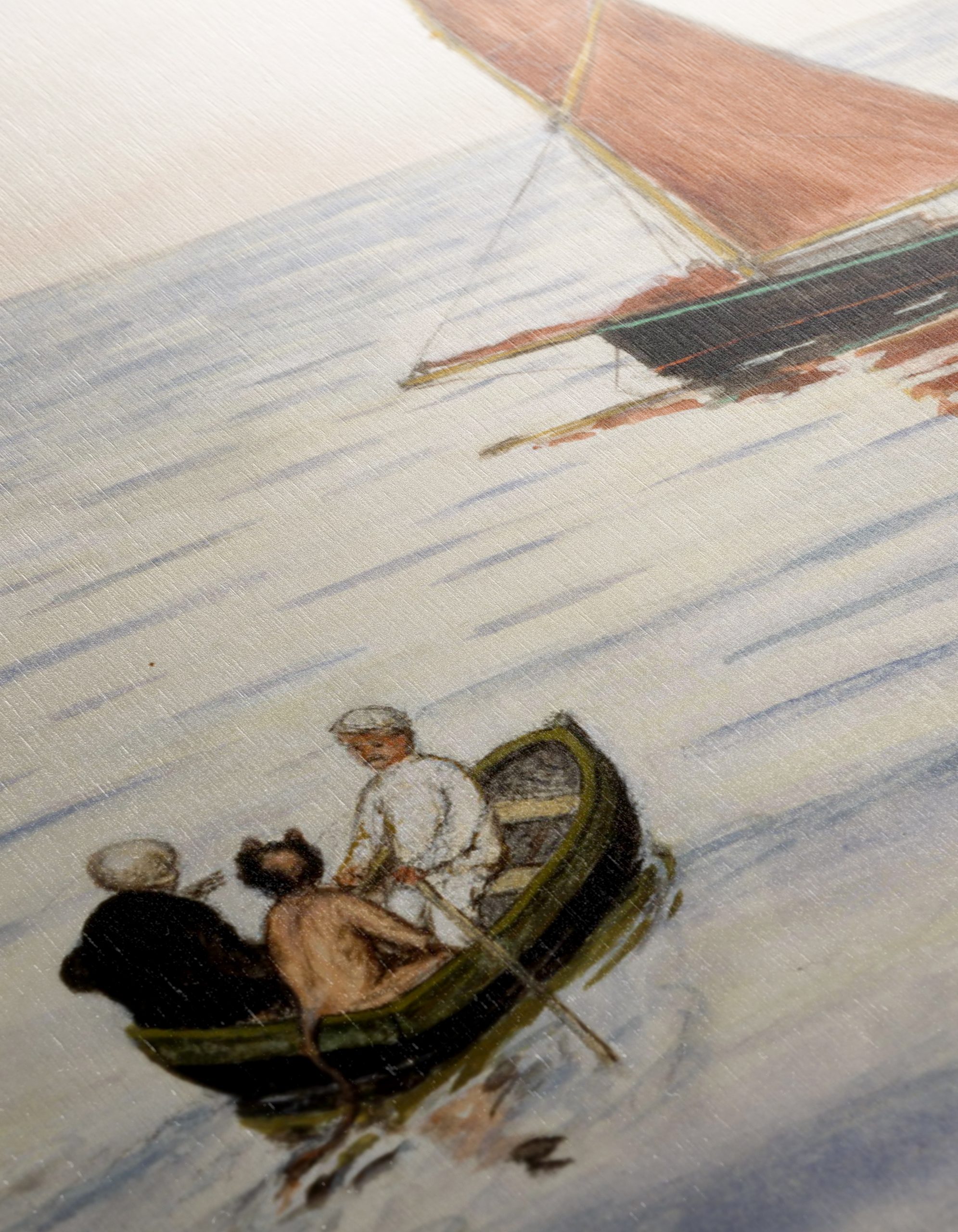 Tranquil Adventure Landscape with Sailboat - Image 12