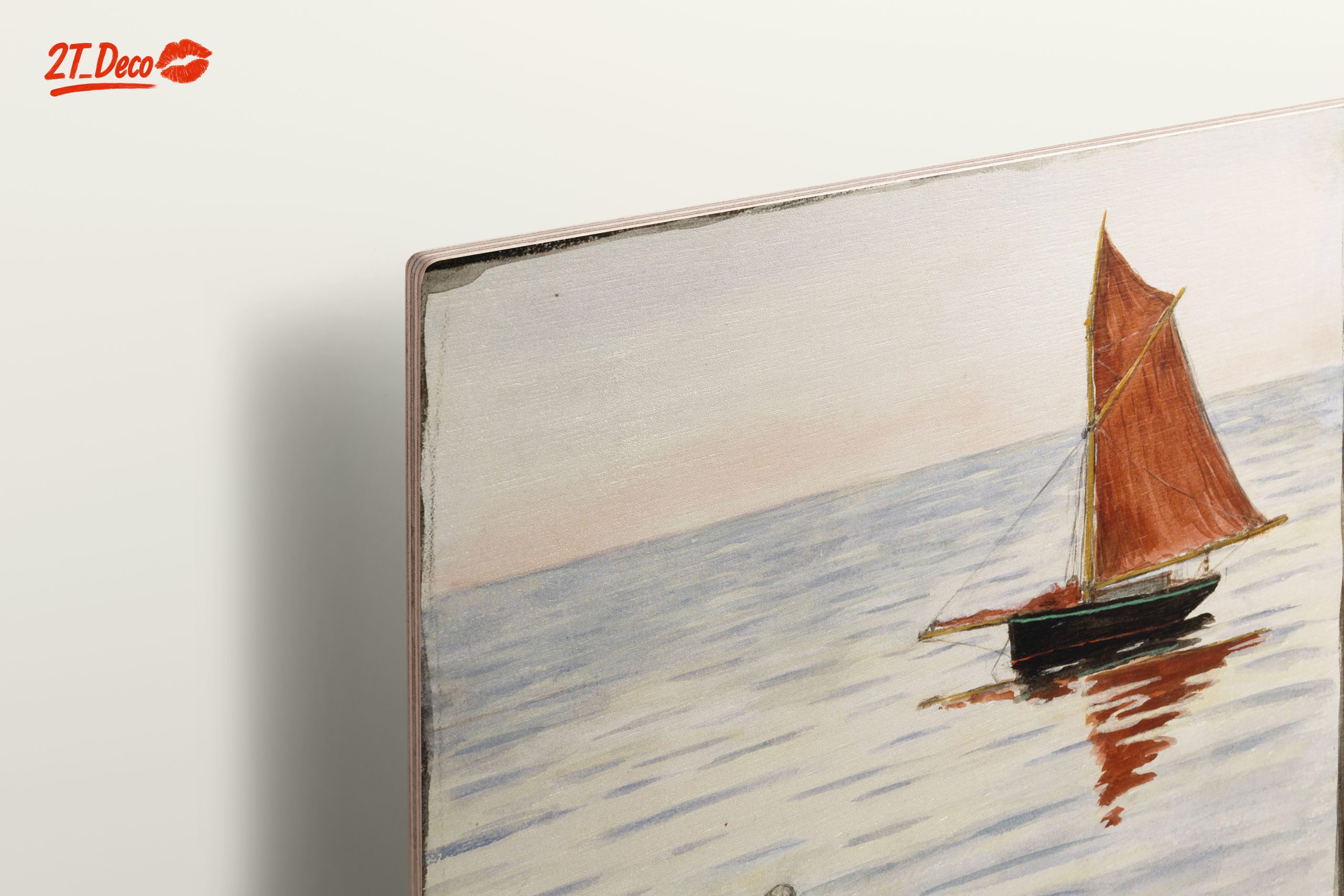 Tranquil Adventure Landscape with Sailboat - Image 15