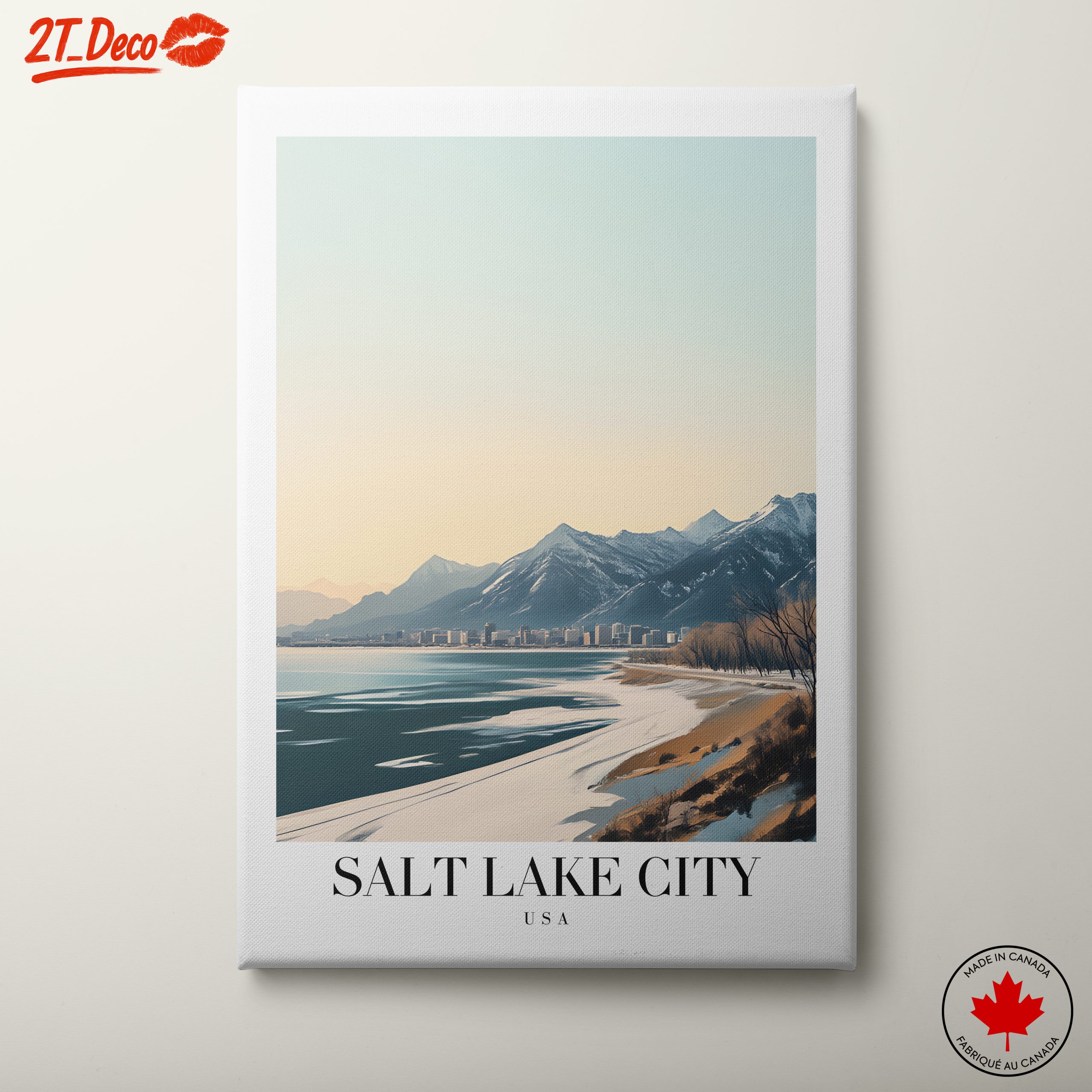 Scenic View of Salt Lake City Landscape