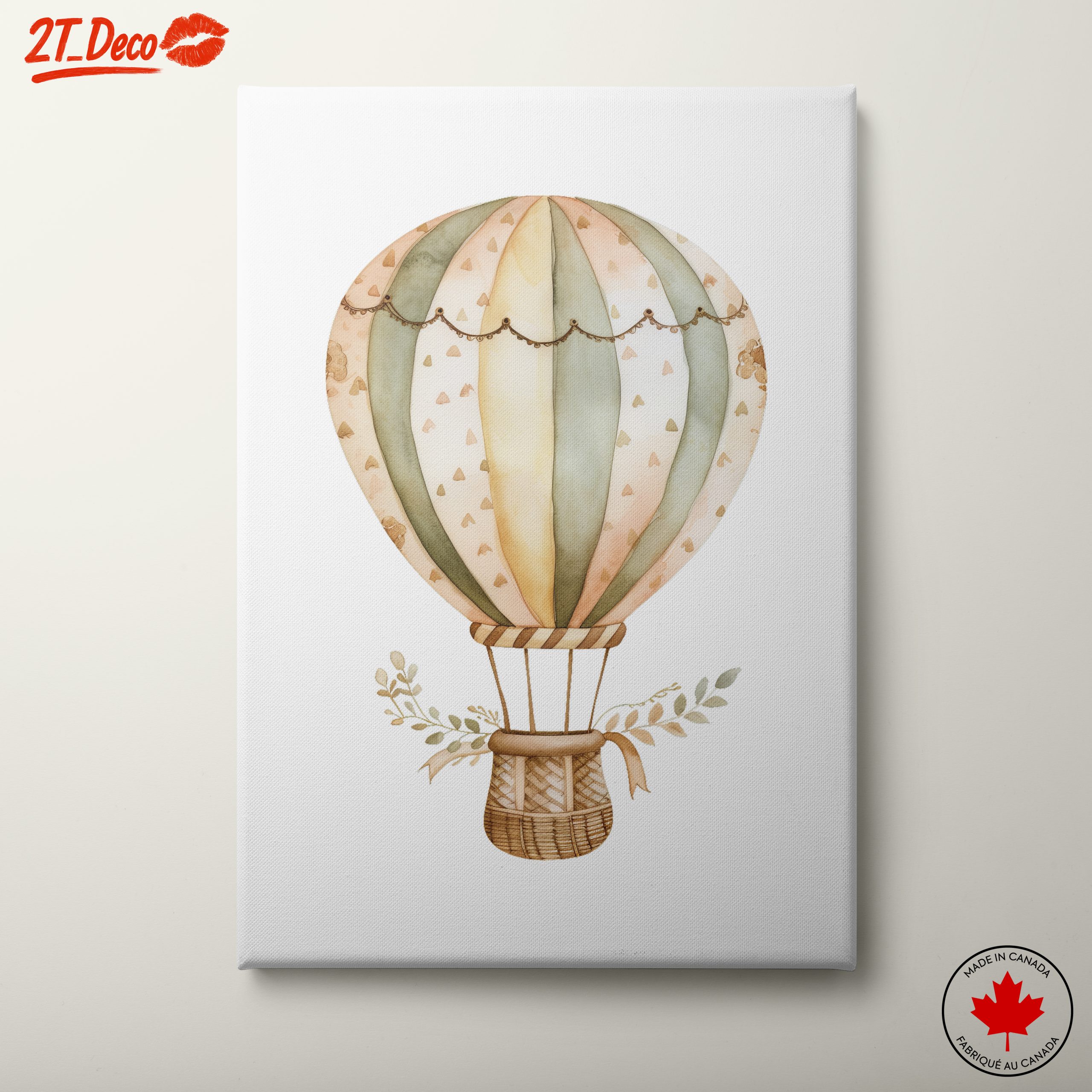 Whimsical Hot Air Balloon Art 2
