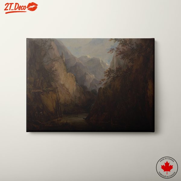 Mysterious Mountain River Landscape