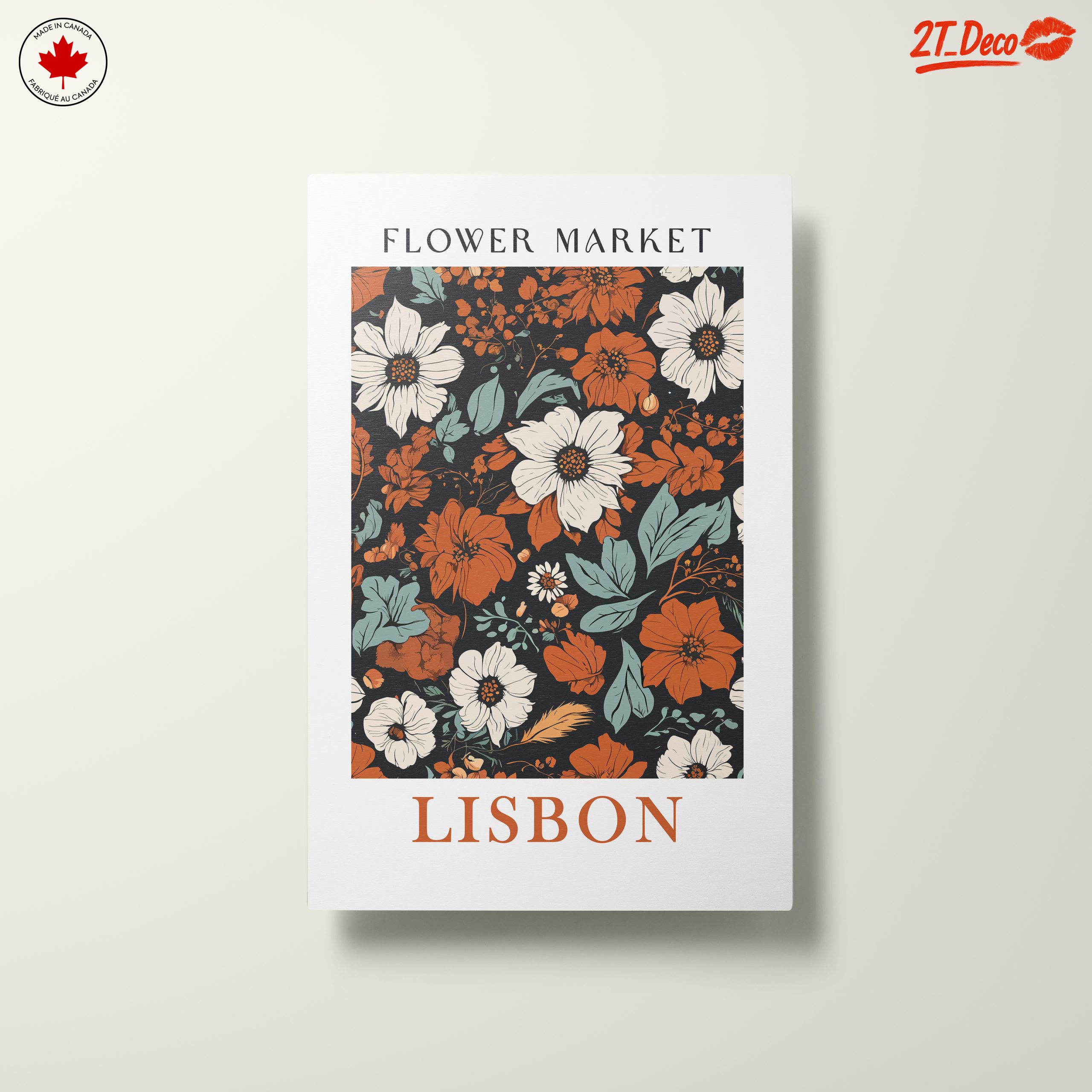 Flower Market in Lisbon Botanical Art - Image 10