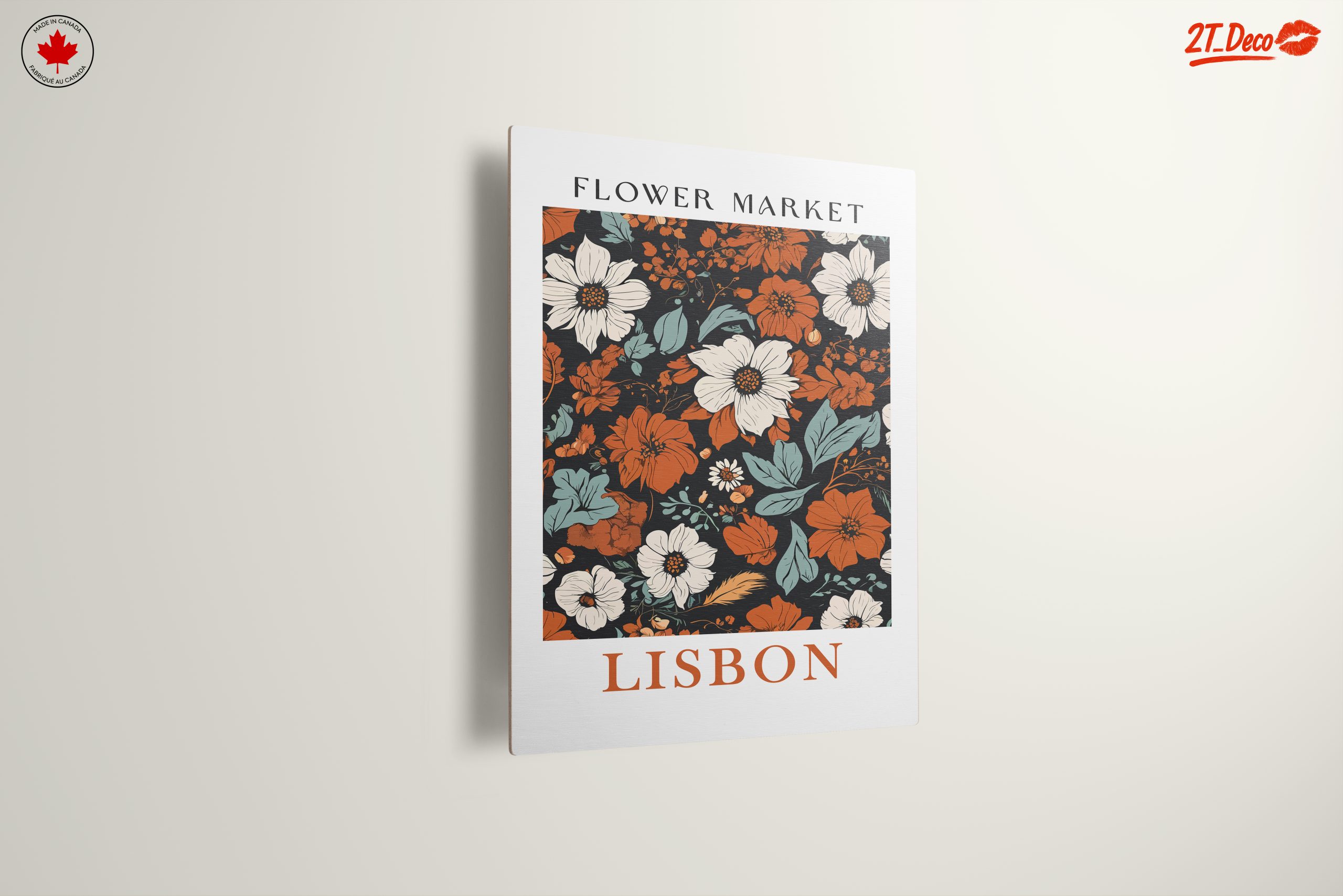 Flower Market in Lisbon Botanical Art - Image 13