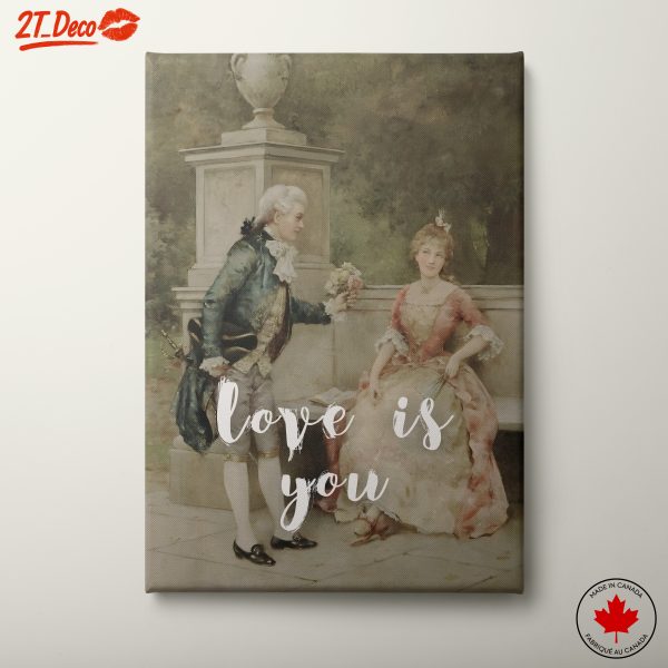 Romantic Themed Artwork Featuring Love