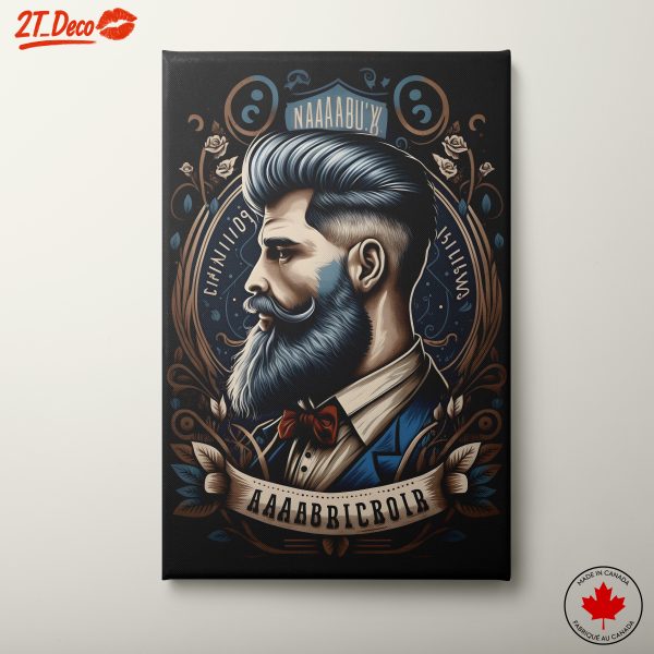Stylized Character Portrait with Floral Elements