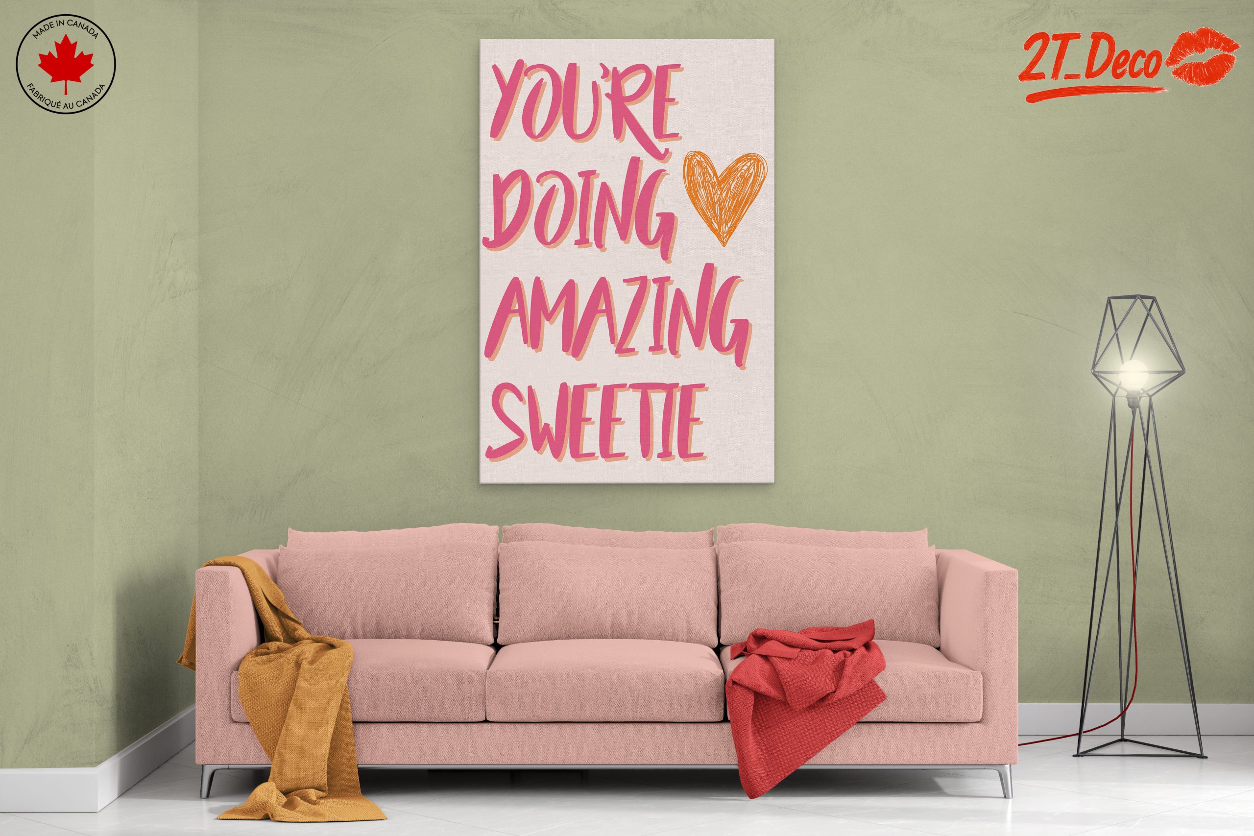You're Doing Amazing Sweetie Wall Art - Image 2
