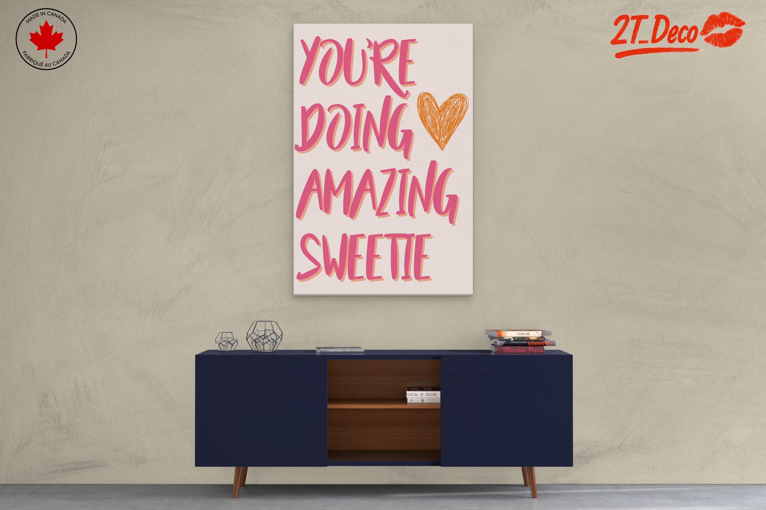 You're Doing Amazing Sweetie Wall Art - Image 3