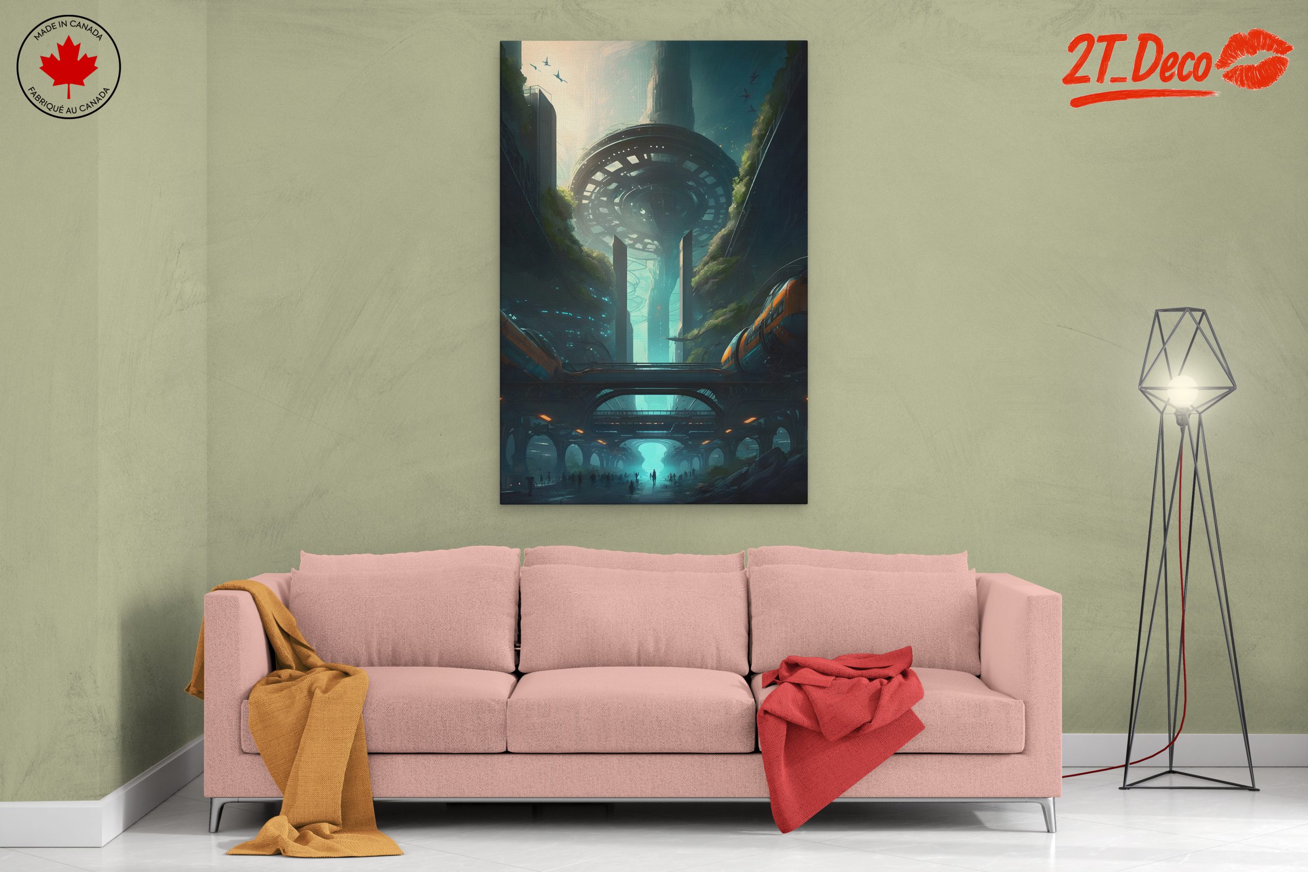 Futuristic Cityscape with Advanced Architecture - Image 2