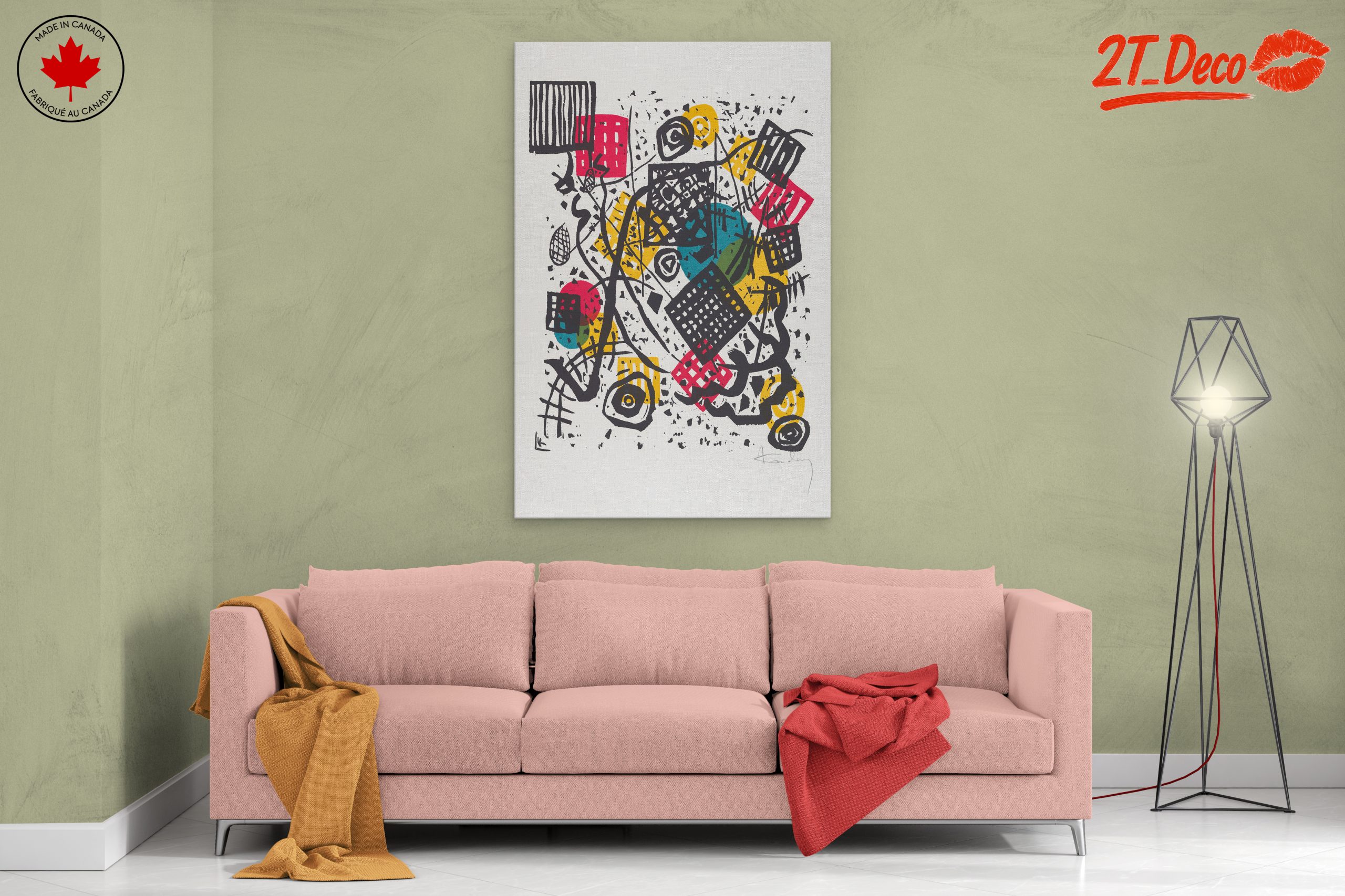 Colorful Abstract Geometric Art 2 - Image 2