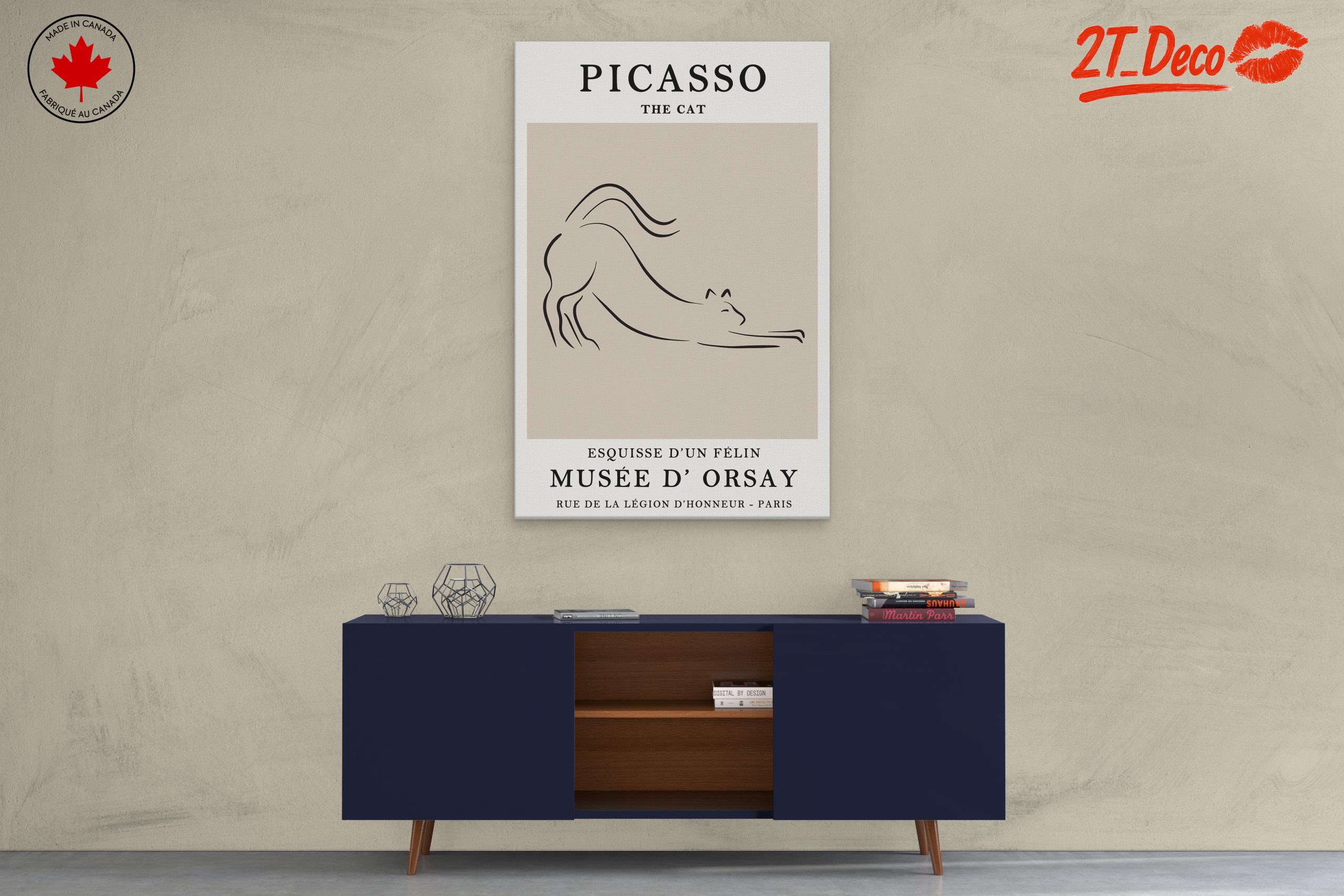 Stylized Portrait of Picasso the Cat - Image 3