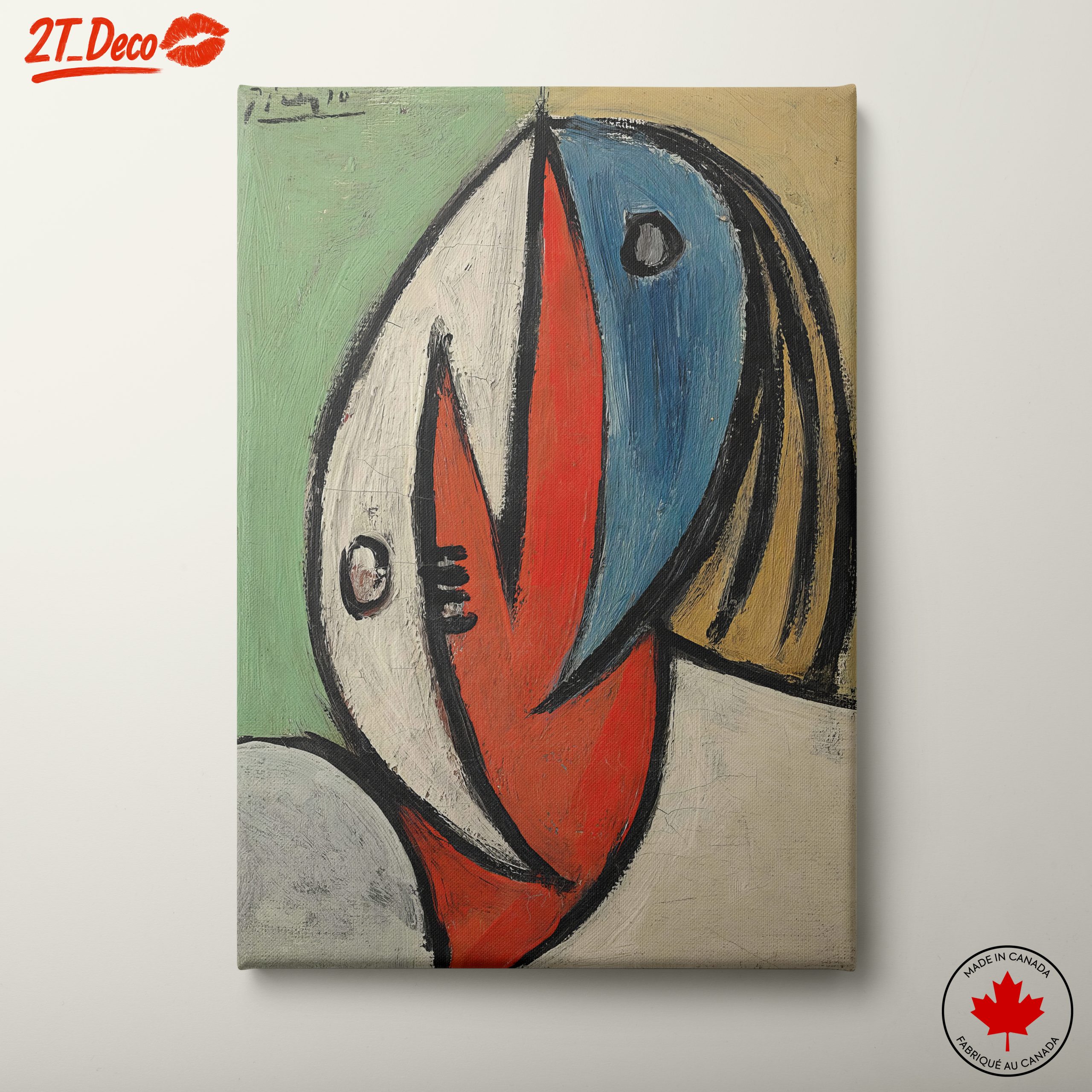 Bold Abstract Faces Art 2