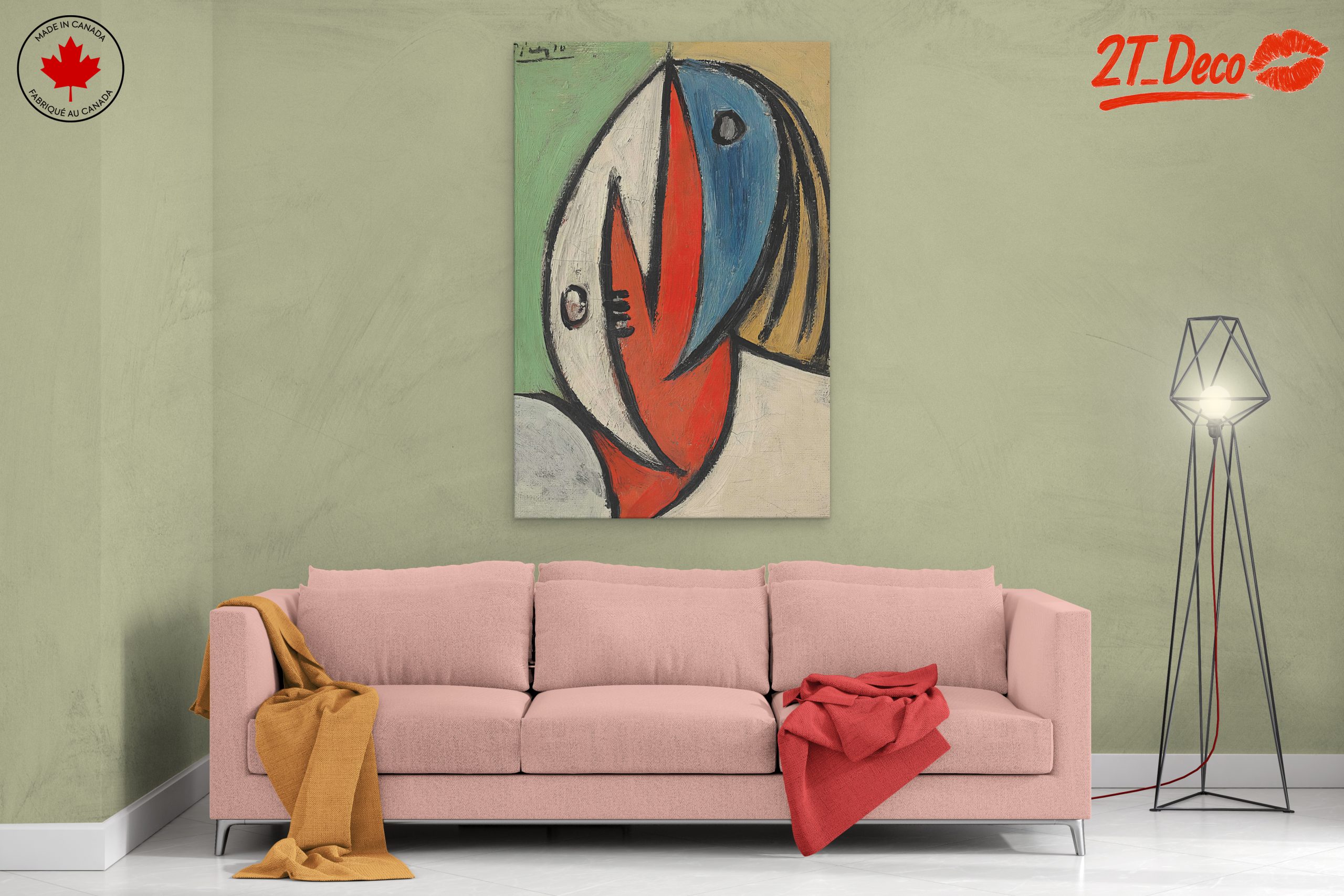 Bold Abstract Faces Art 2 - Image 2