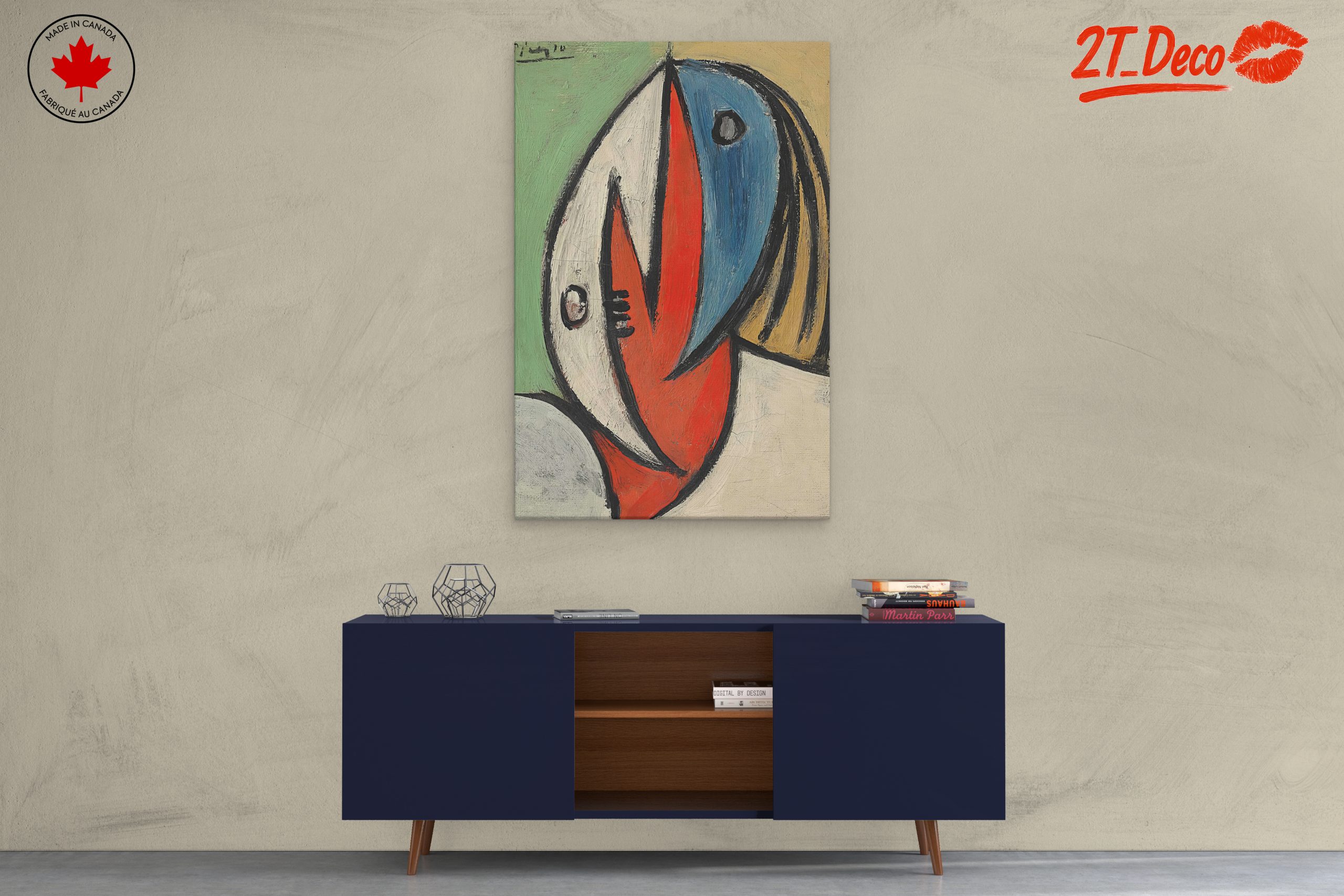 Bold Abstract Faces Art 2 - Image 3