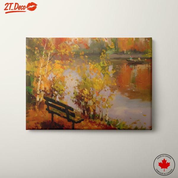 Serene Autumn Lakeside View