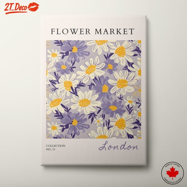 Flower Market Art Print Featuring London Flora