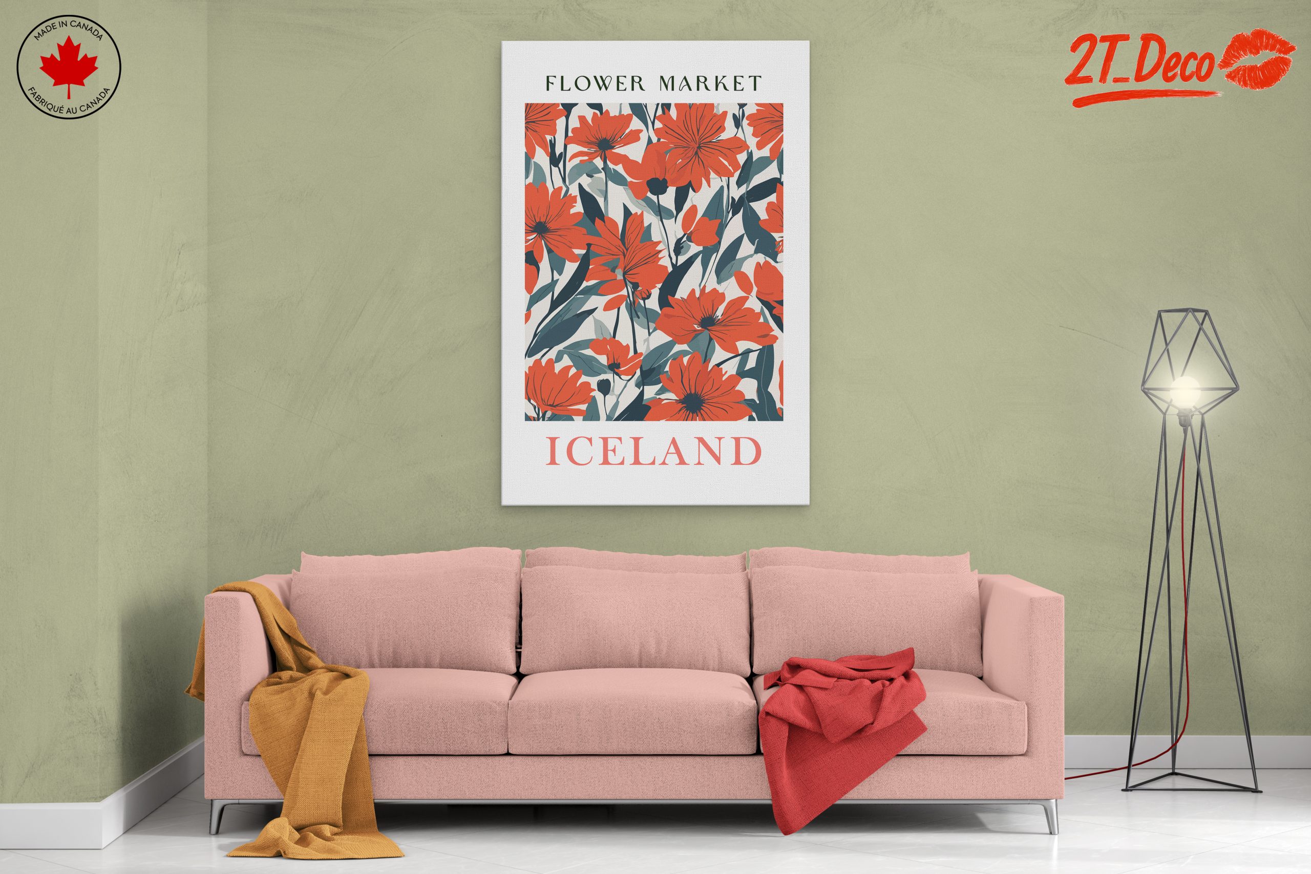 Flower Market Design Featuring Vibrant Blooms - Image 2