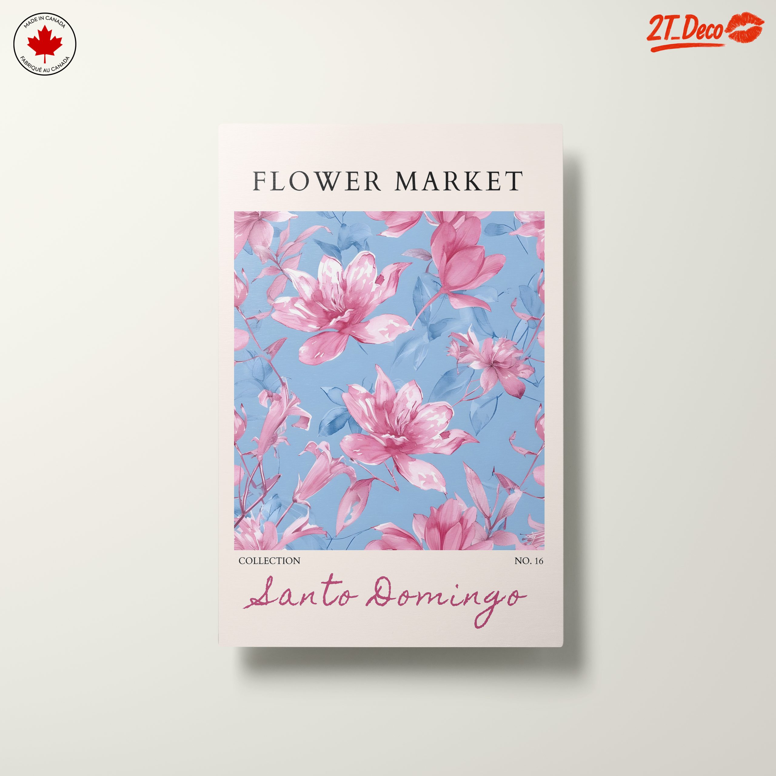 Flower Market Art with Pink Blooms - Image 10