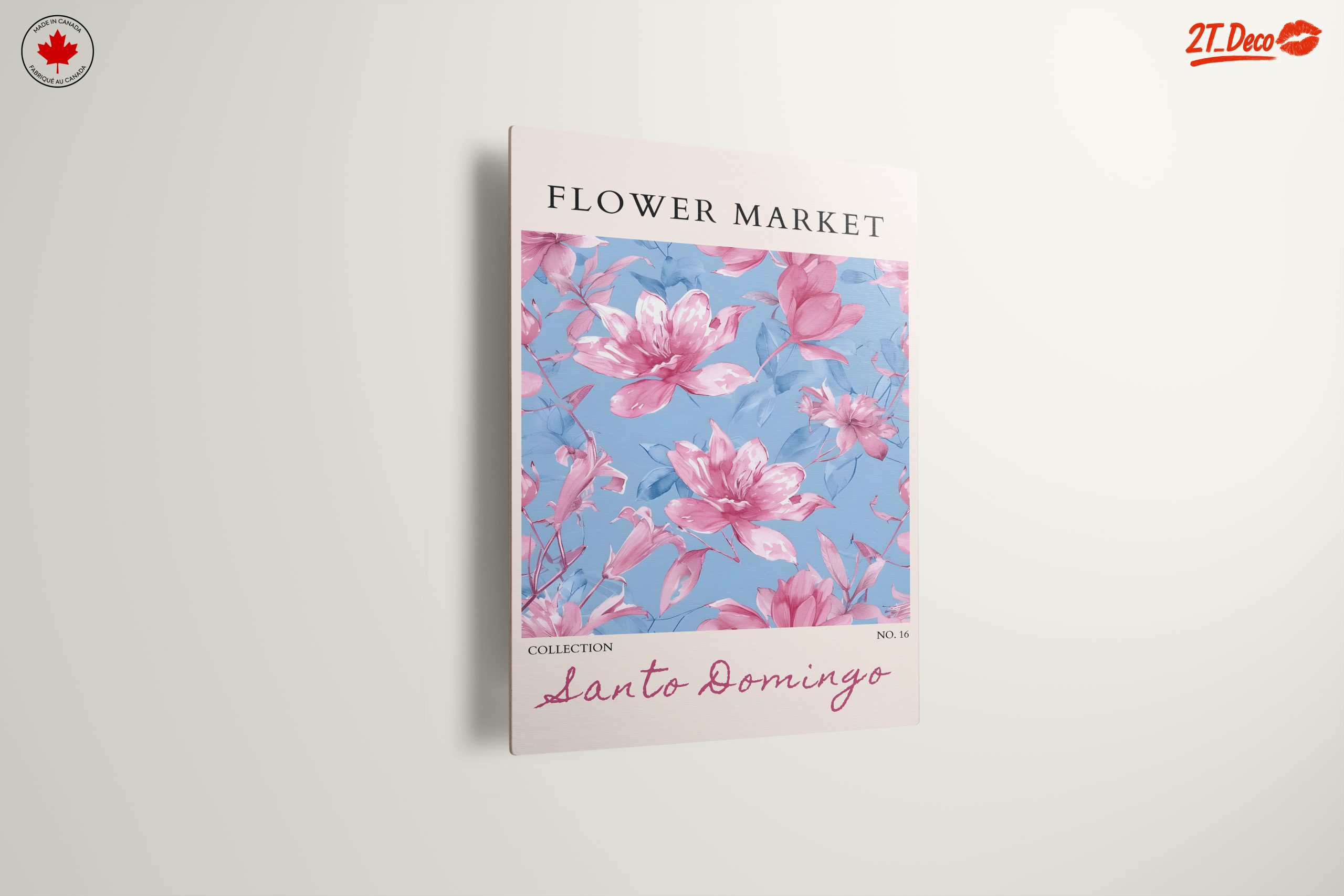Flower Market Art with Pink Blooms - Image 13