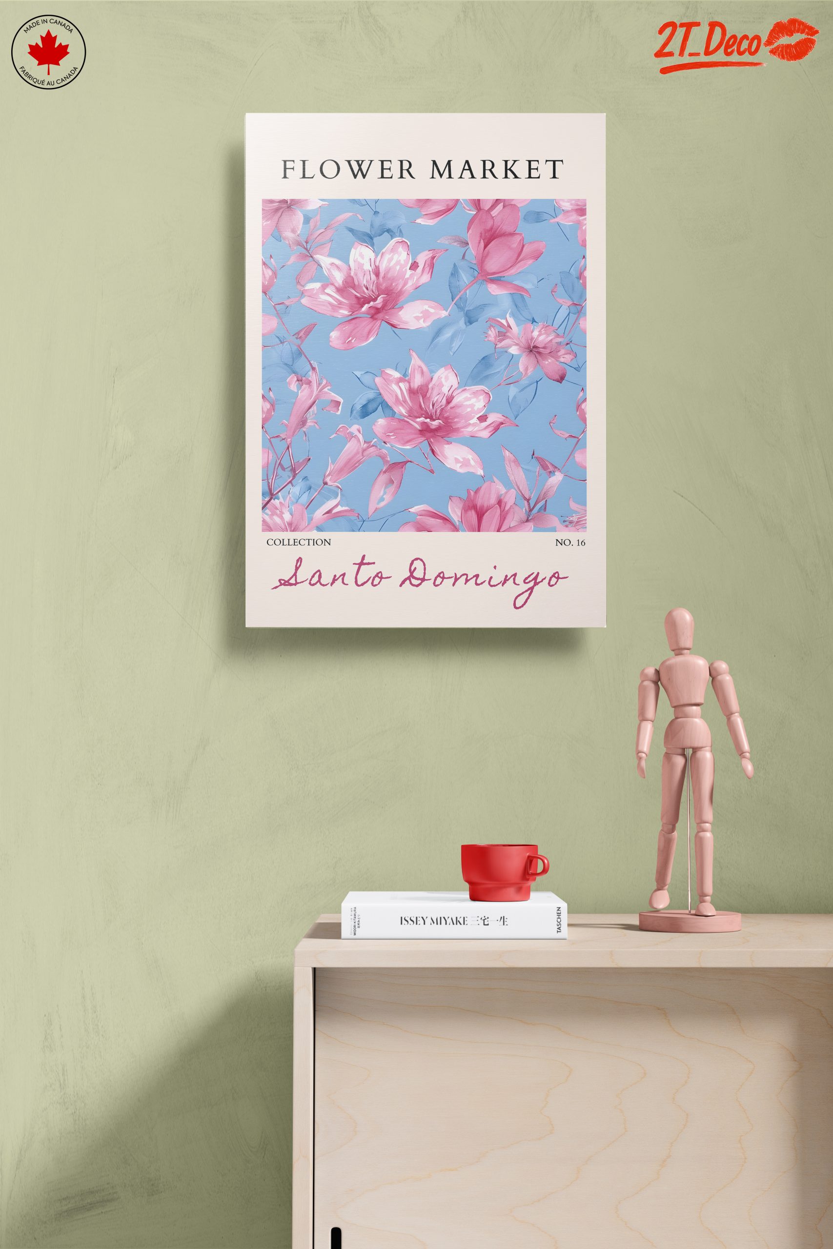 Flower Market Art with Pink Blooms - Image 14