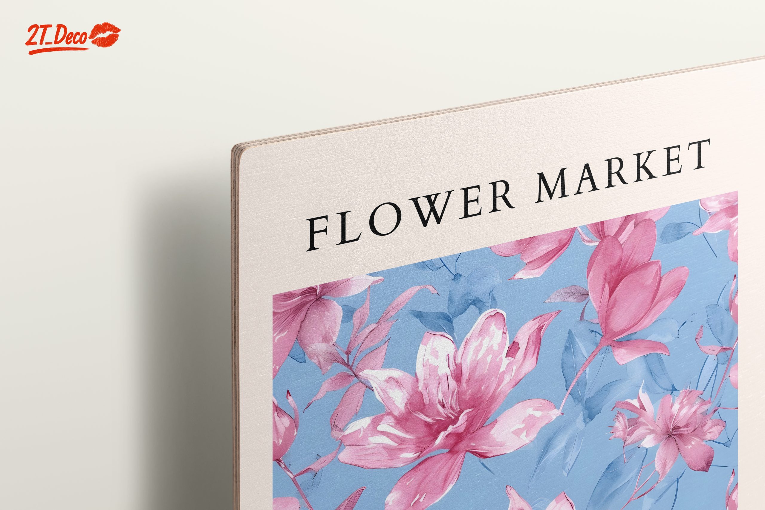 Flower Market Art with Pink Blooms - Image 15