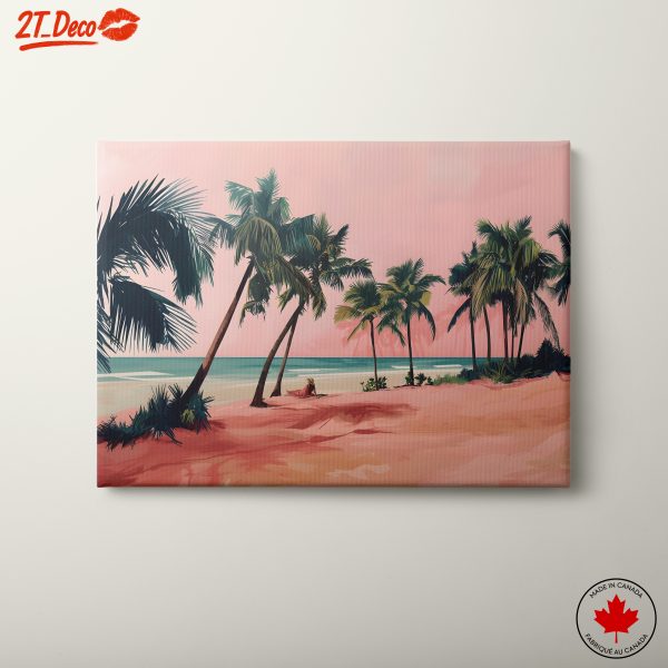 Tropical Beach Landscape Art