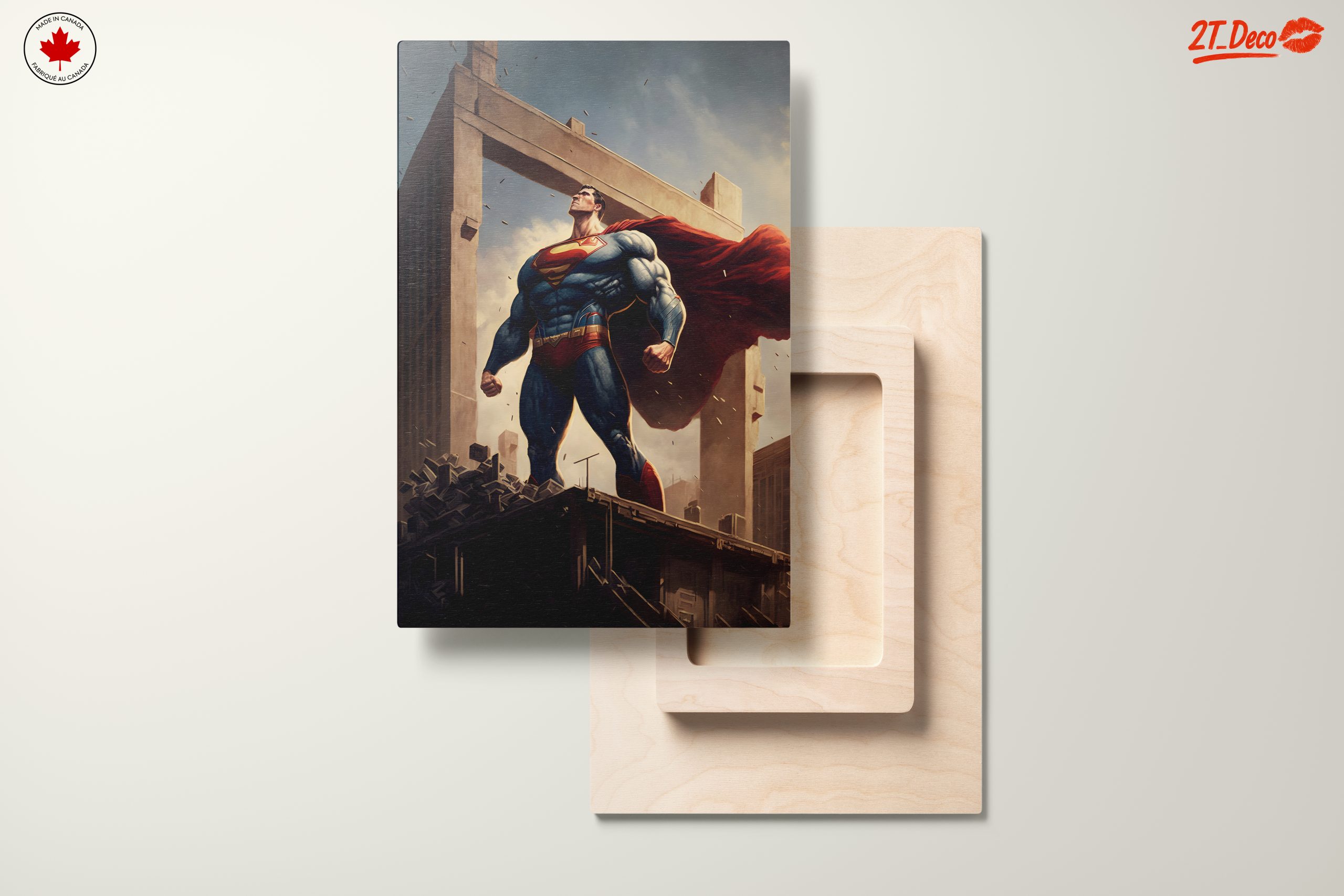 Superman Heroic Artwork Depicting Strength and Valor - Image 11