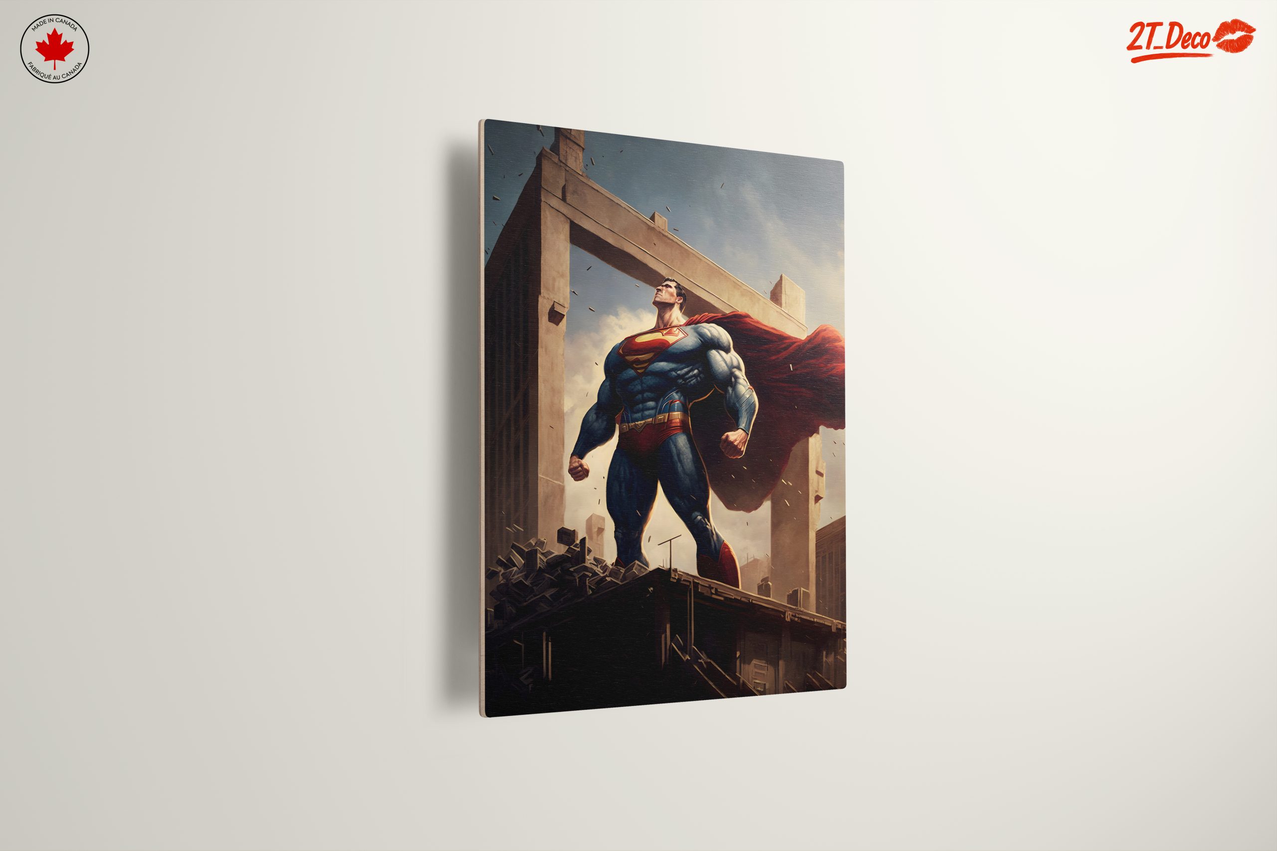 Superman Heroic Artwork Depicting Strength and Valor - Image 13