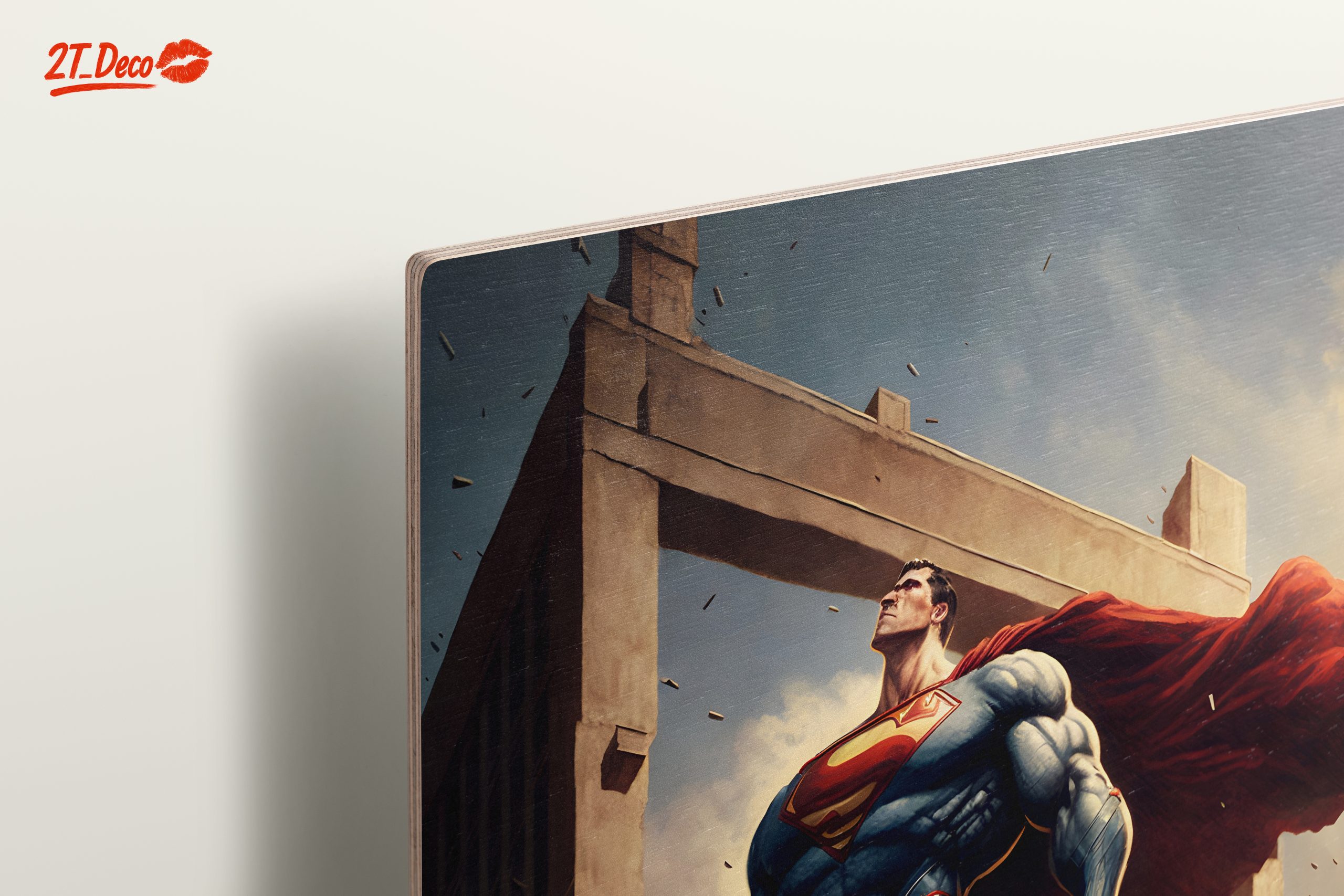 Superman Heroic Artwork Depicting Strength and Valor - Image 15