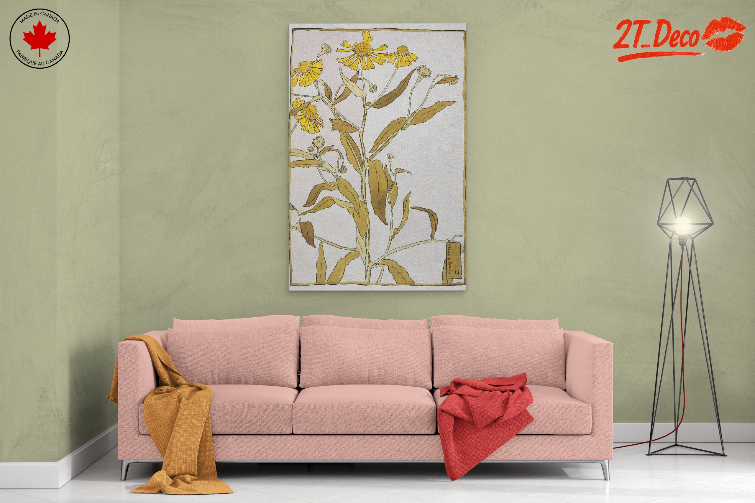 Sneezeweed Botanical Artwork - Image 2