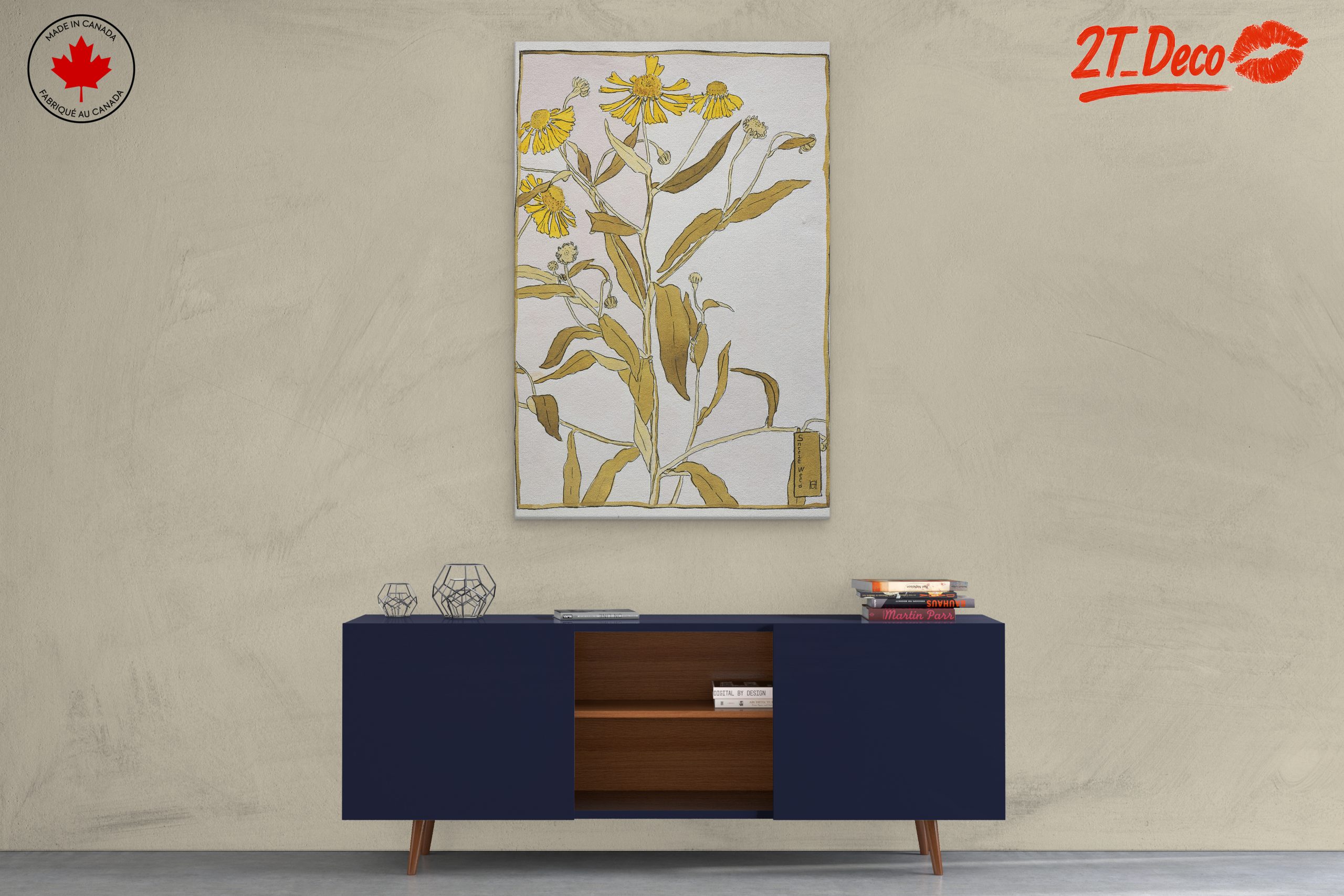 Sneezeweed Botanical Artwork - Image 3