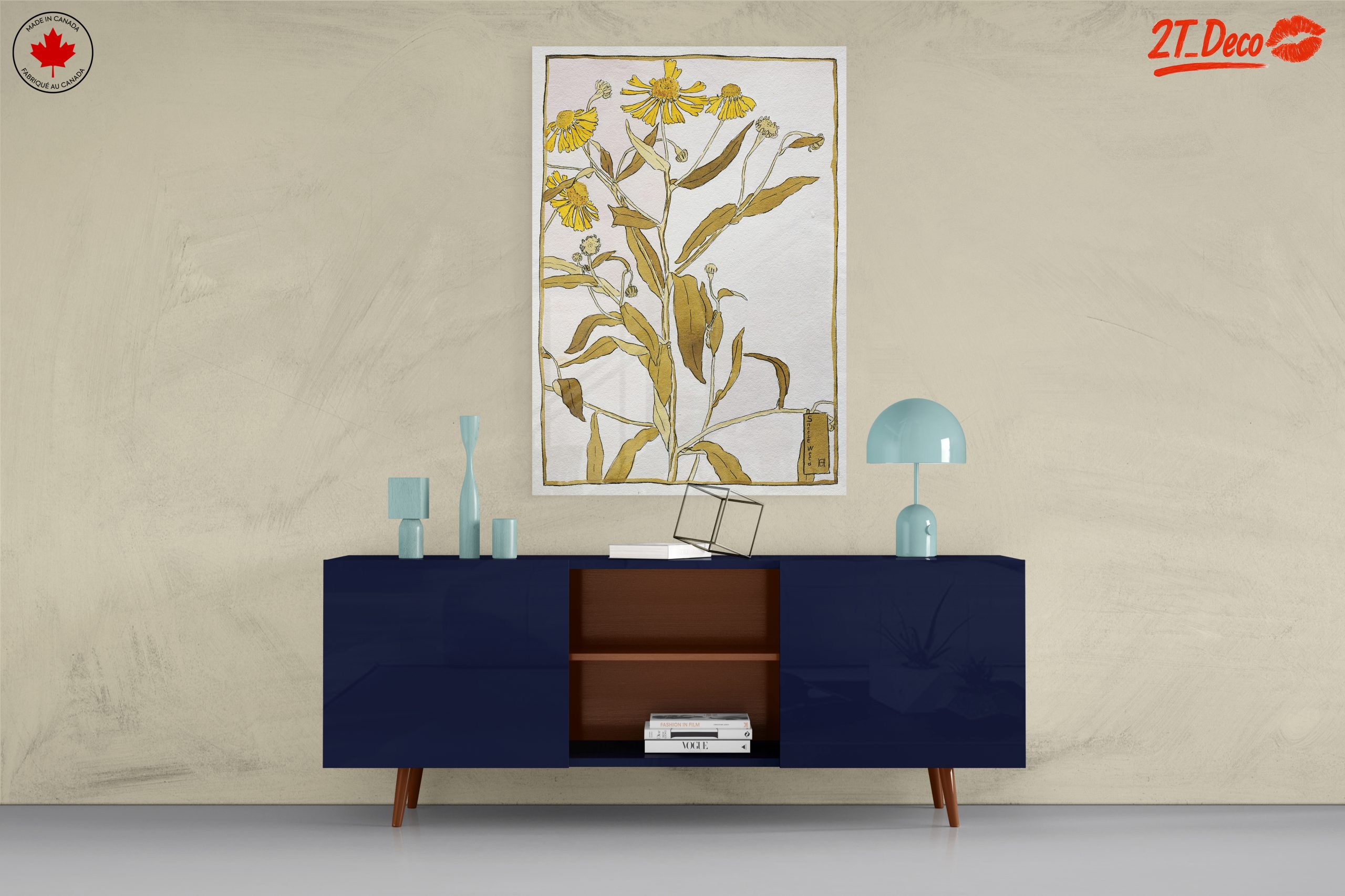 Sneezeweed Botanical Artwork - Image 8