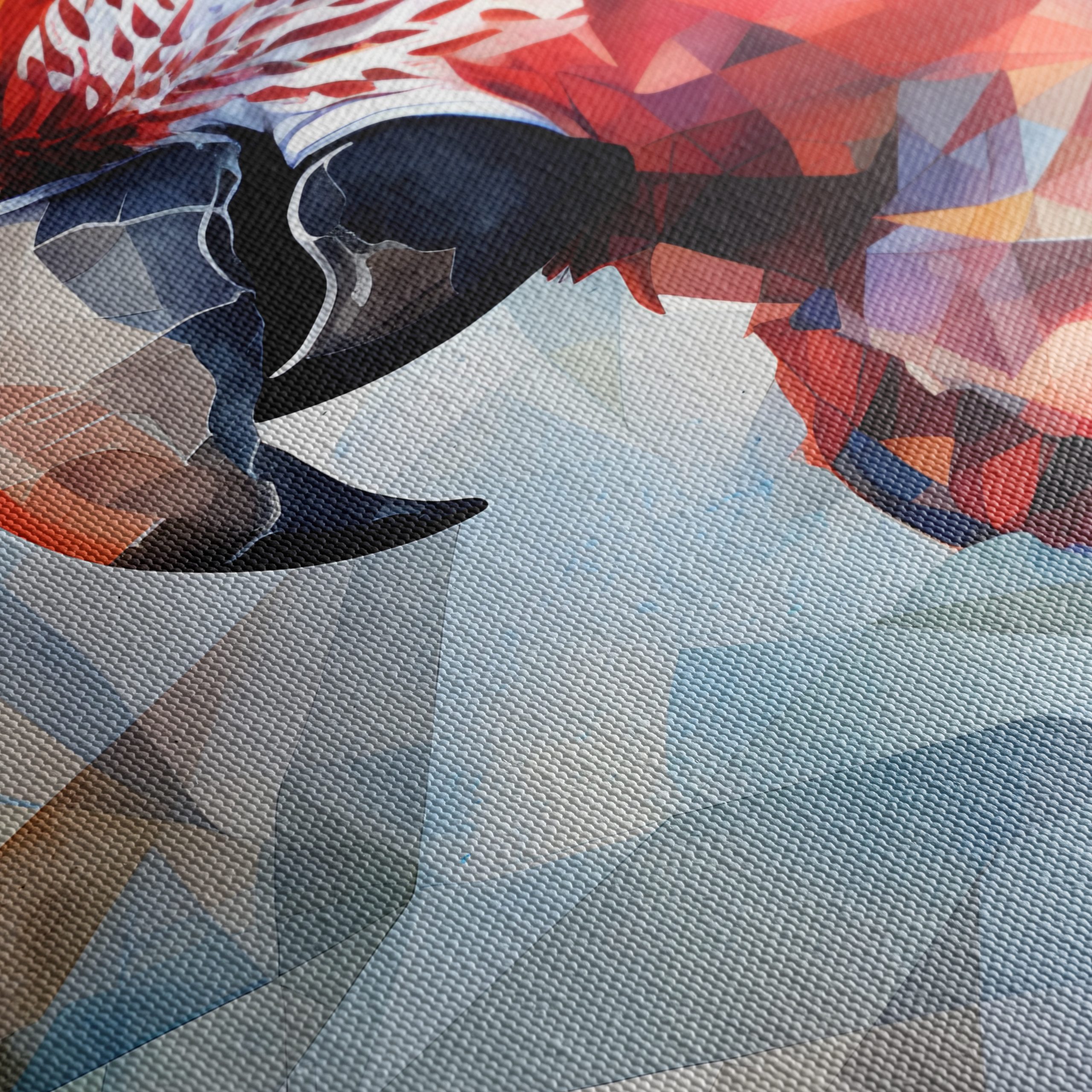 Vibrant Geometric Parrot Artwork - Image 5