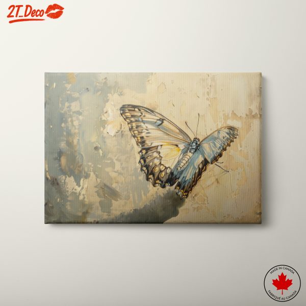 Detailed Butterfly Art on Soft Background