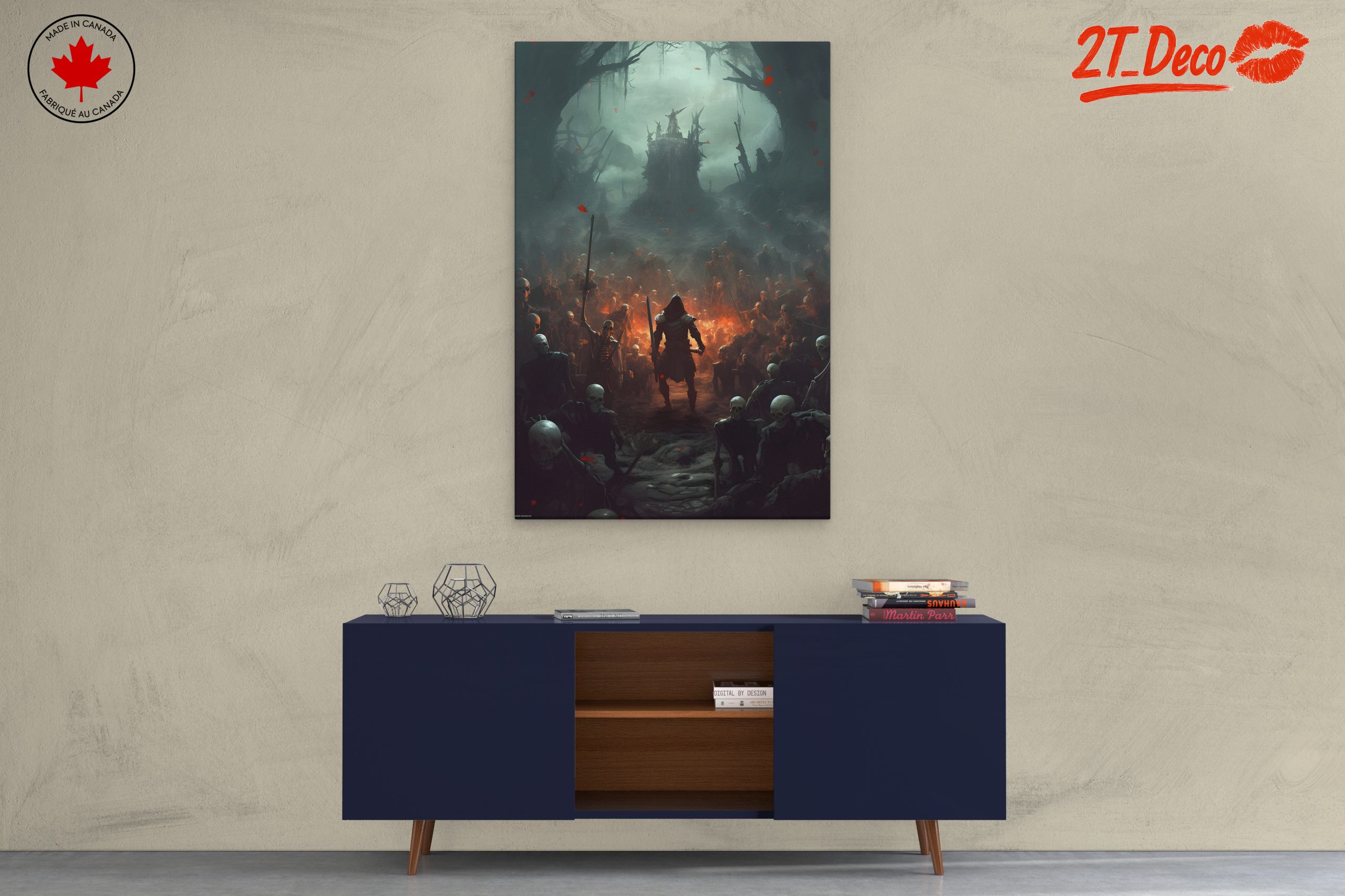 Epic Fantasy Battle Scene with Characters - Image 3