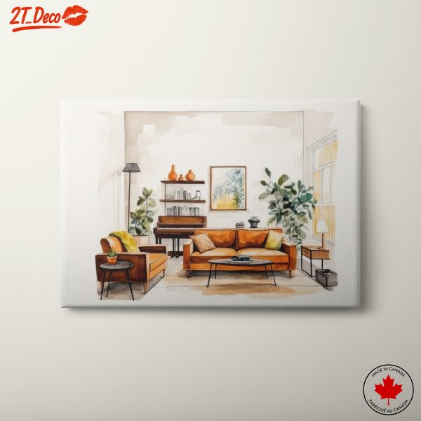 Warm and Inviting Living Room Art